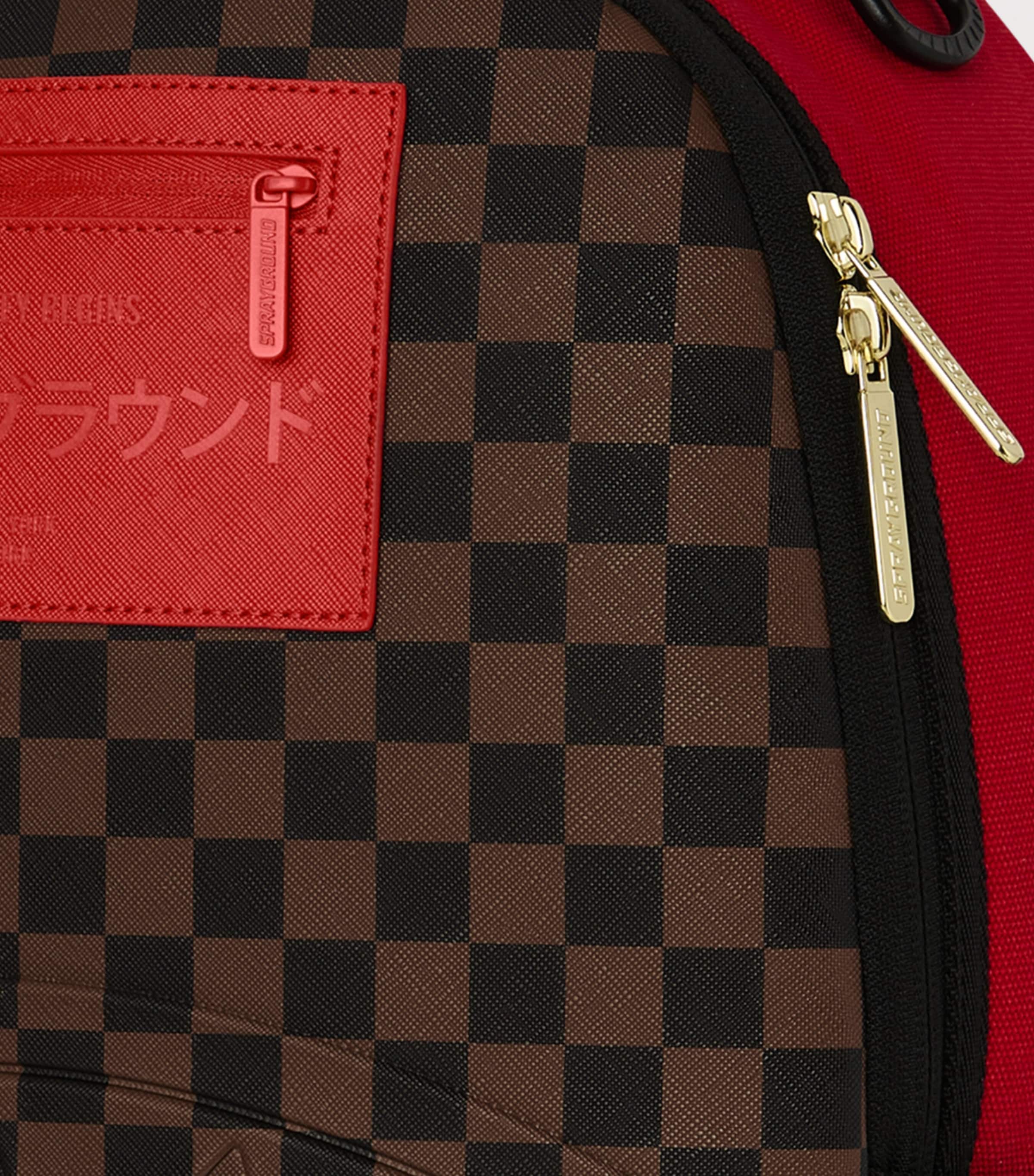 Sprayground Embossed Smile Redemption Backpack Red Redemption Image 6