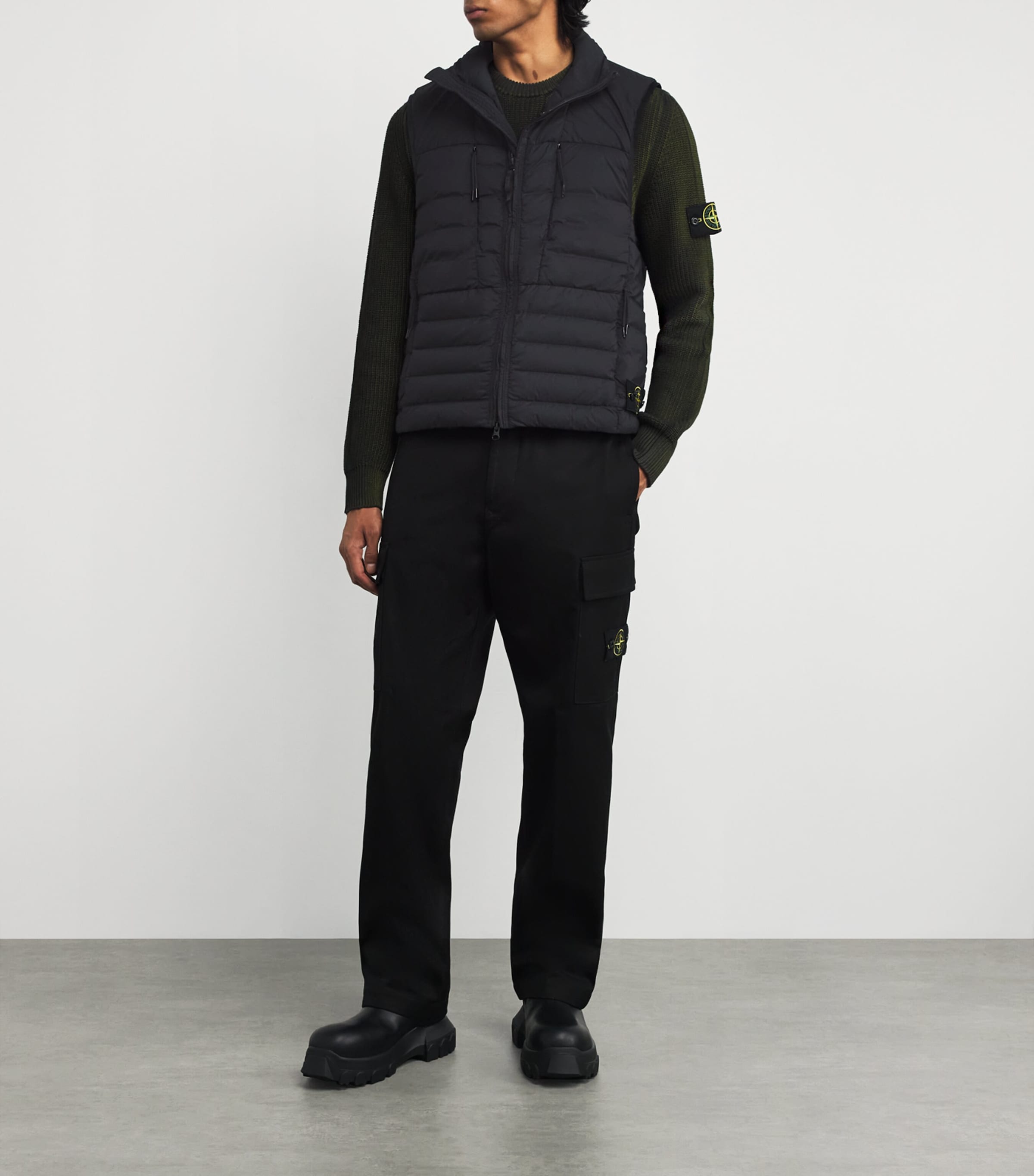 Down Seamless Tunnel Puffer Gilet V0029 Image 2