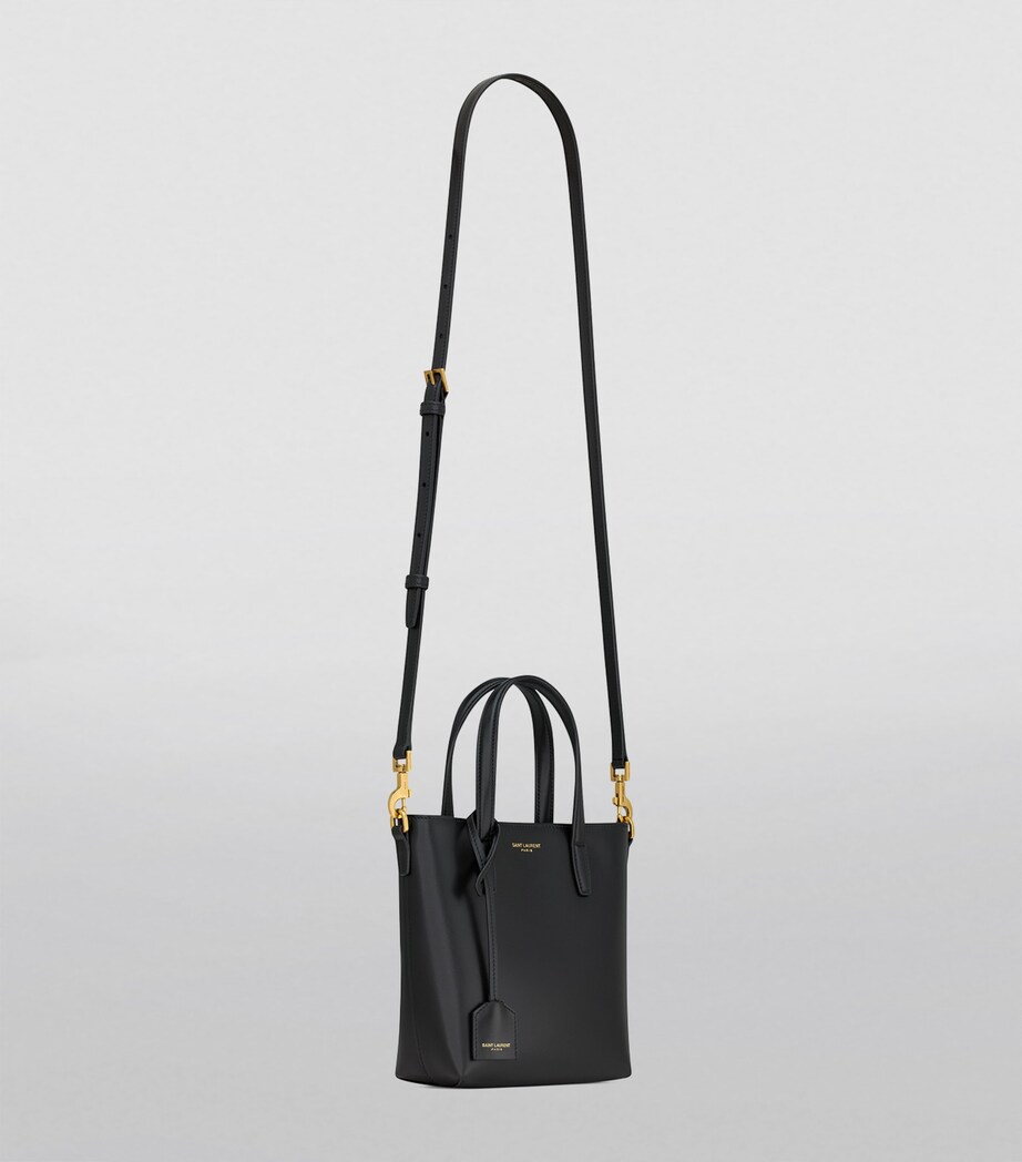 Saint Laurent Mini Leather Tote Bag Image 5