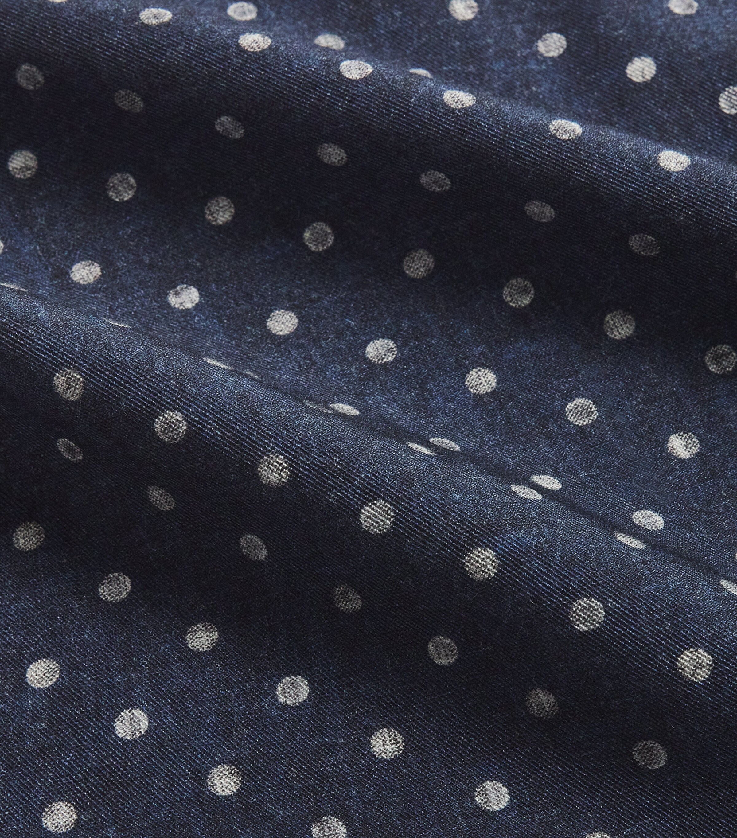 Cotton-Wool Printed Pocket Square BLU Image 3