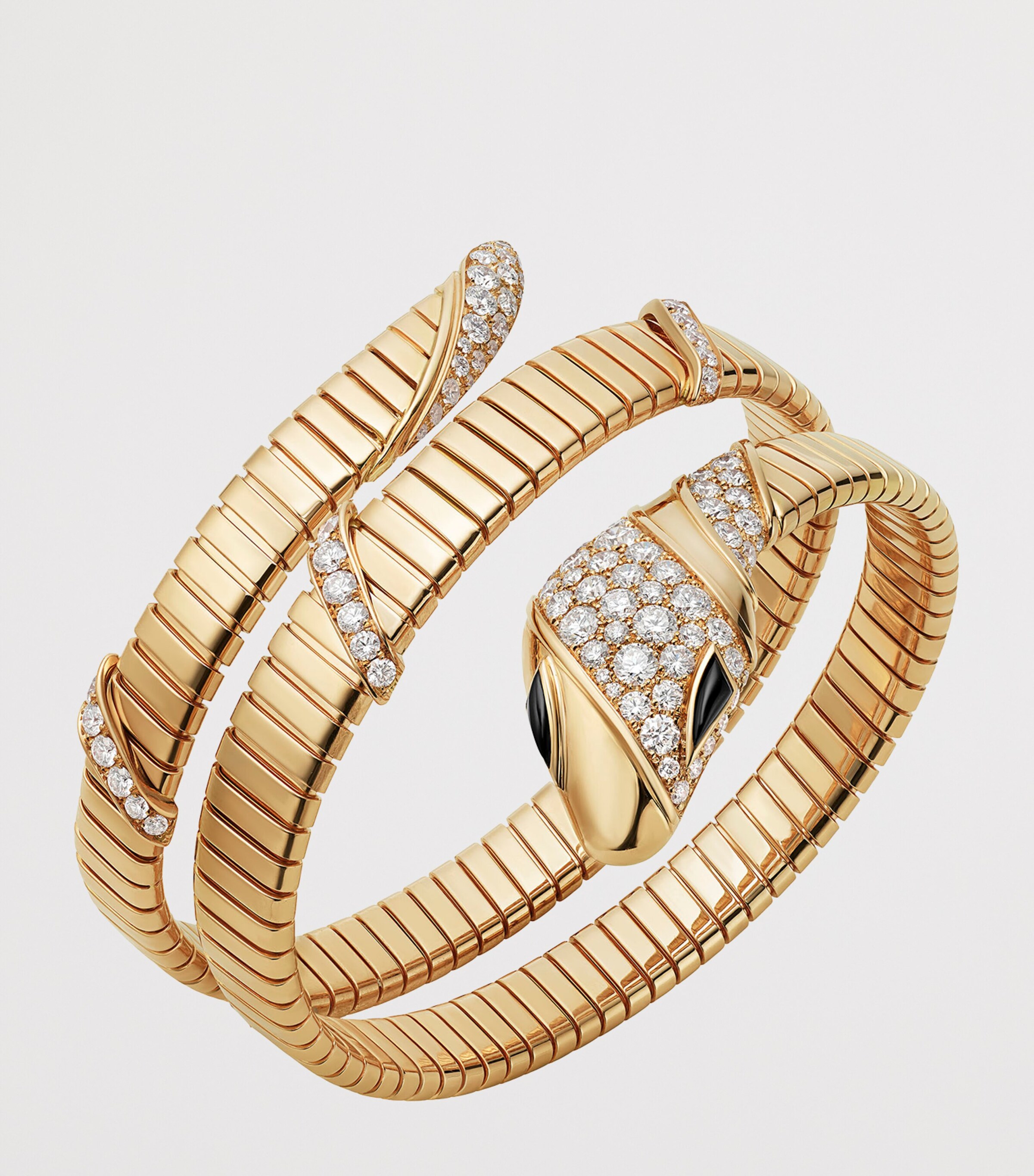 Yellow Gold and Diamond Serpenti Tubogas Bracelet YELLOW GOLD Image 5