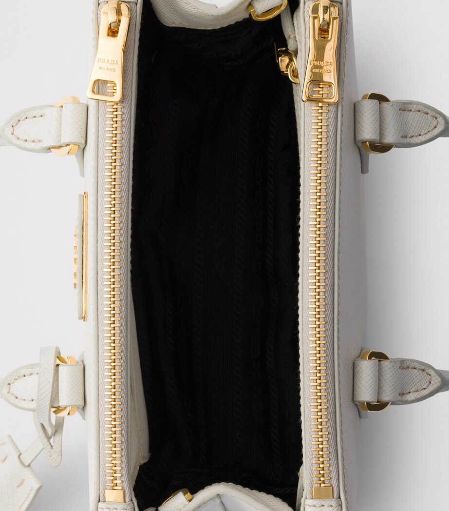 Mini Saffiano Leather Galleria Top-Handle Bag F0K74 Image 5