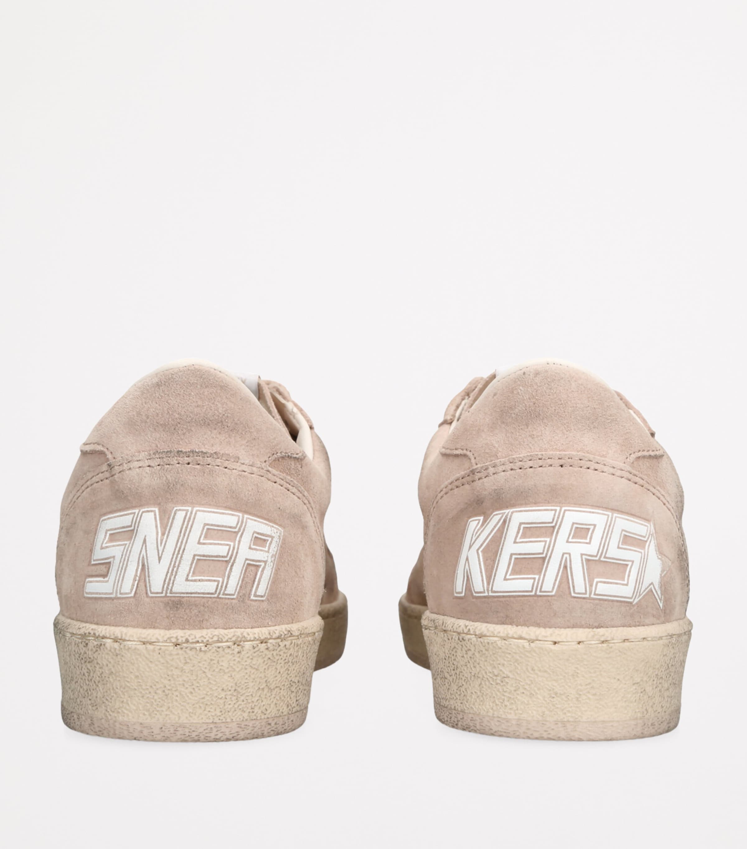 Suede Ball Star Low-Top Sneakers PALE PINK Image 2