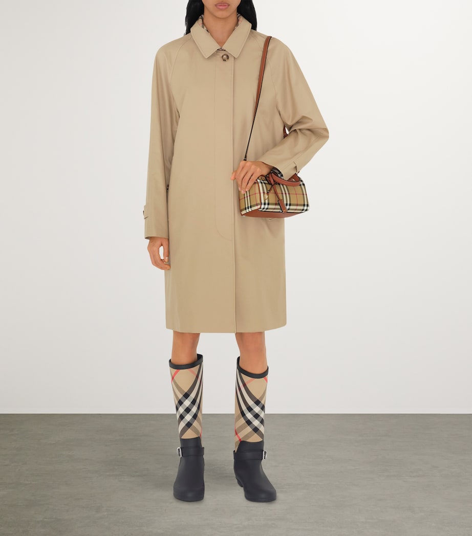 Mini Check Holdall VNTG CHK/BRIAR BROWN Image 3