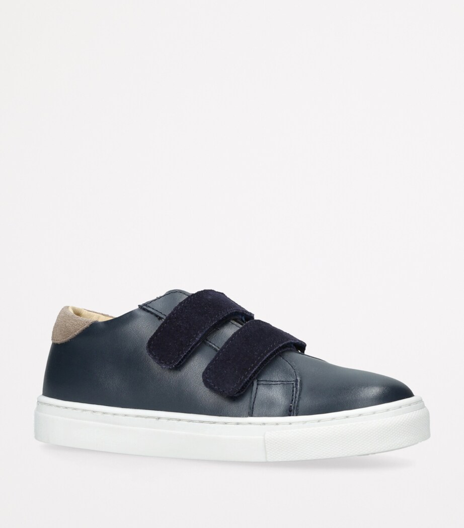 papouelli Leather Hobo Sneakers Navy Image 3