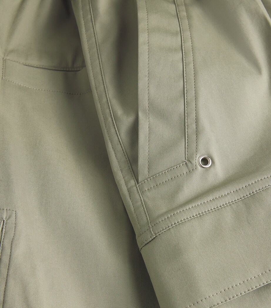 Stretch-Cotton Cargobela Shorts 15/CELADON Image 5