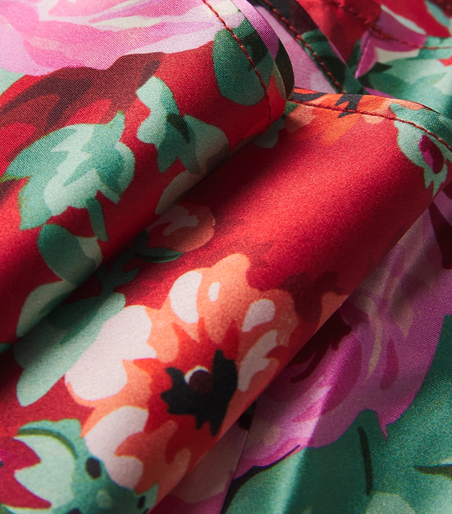 Silk Floral Garbo Midi Dress MOULIN Image 5