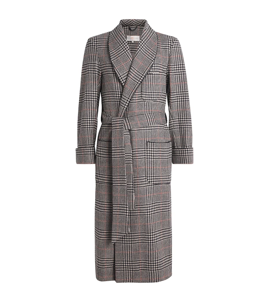 Wool Check Dressing Gown MULTI Image 1