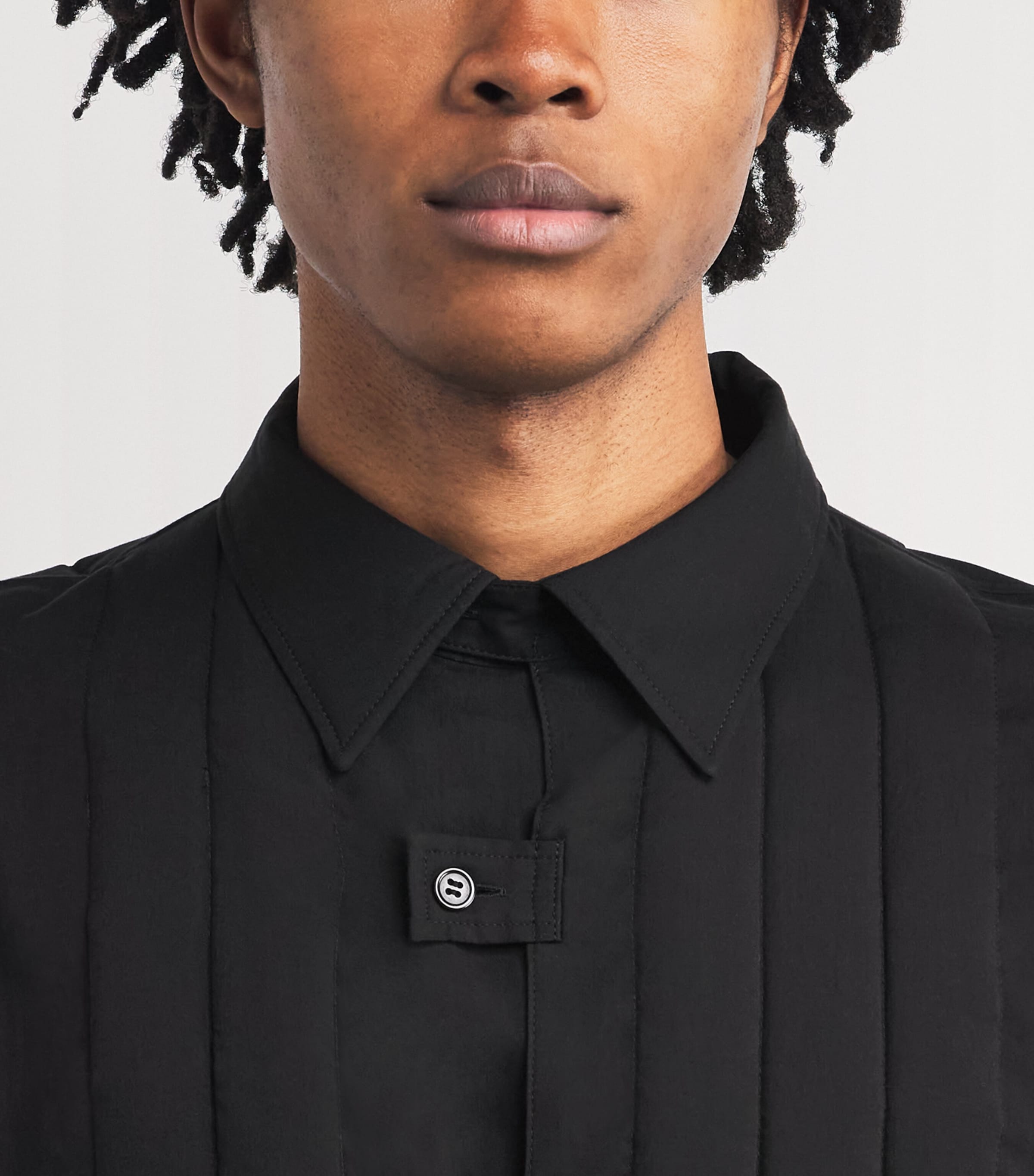Padded Tab Shirt BLACK Image 6