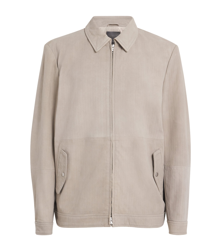 Suede Bomber Jacket SANDSTONE Image 1