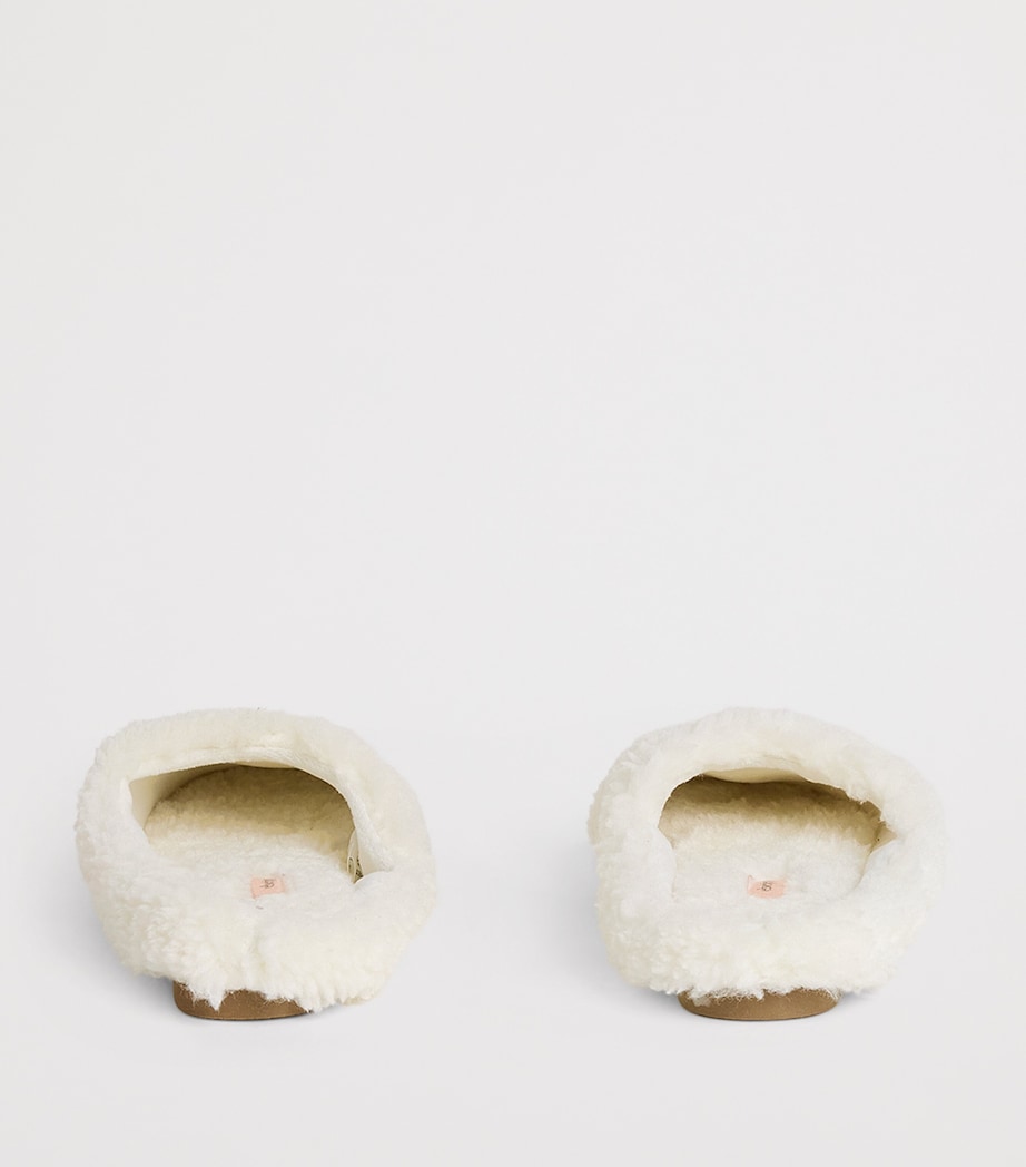 Faux Shearling Slippers IVORY/IVORY Image 4