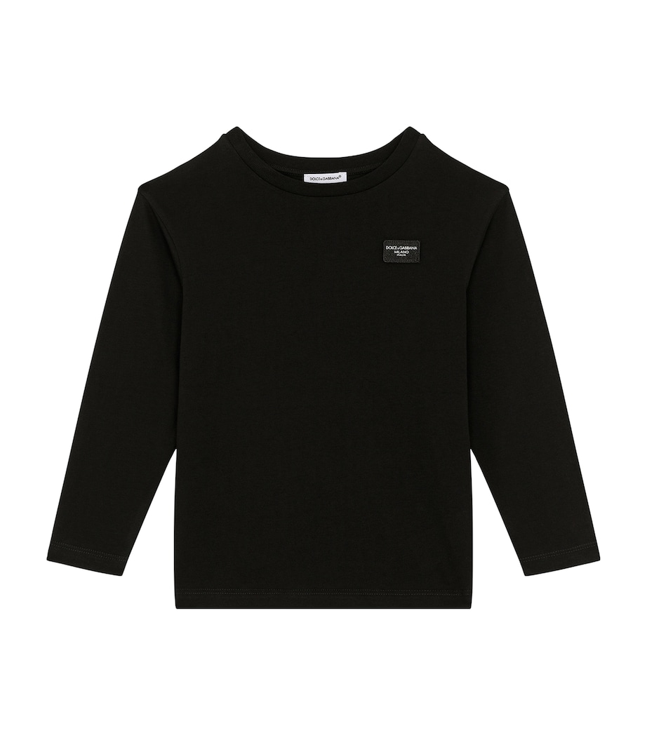 Logo Plaque T-Shirt (2-6 Years) N0000-BLACK Image 1