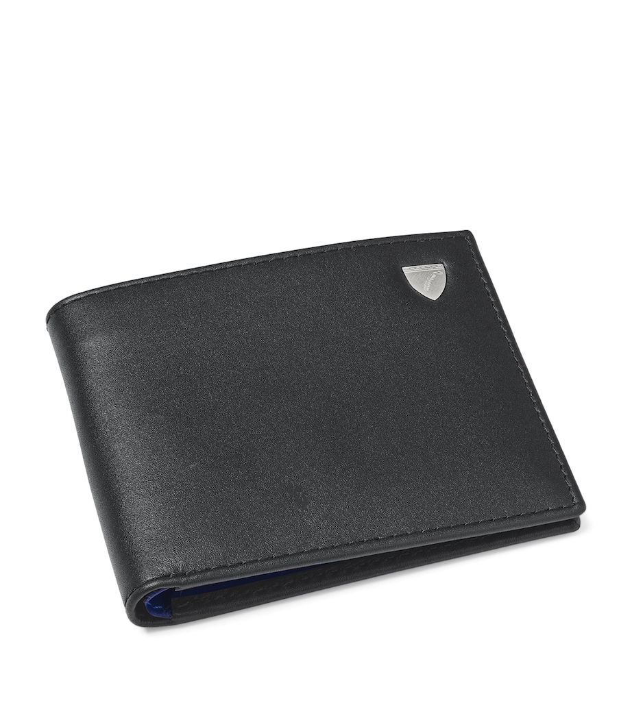 Aspinal Of London Leather Bifold Wallet Black Image 1