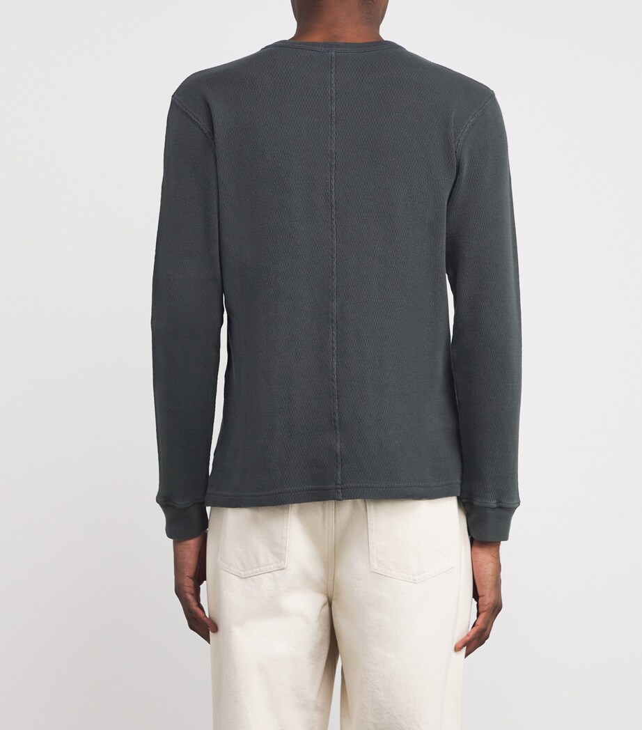 Citizens of Humanity Mens Cotton Waffle-Knit Sweatshirt Chace Image 4