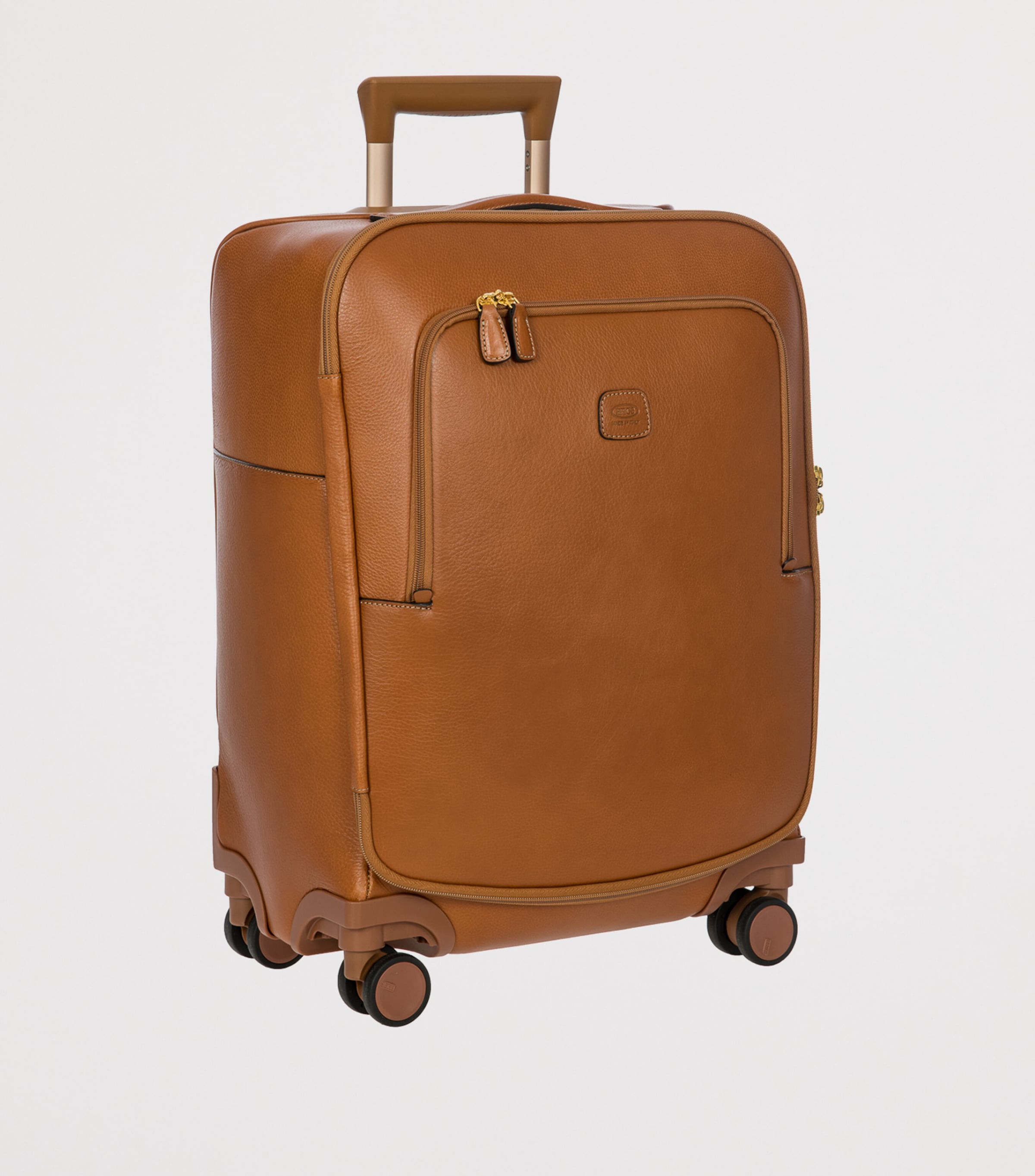 Leather Life Pelle Suitcase (55cm) TAN Image 3