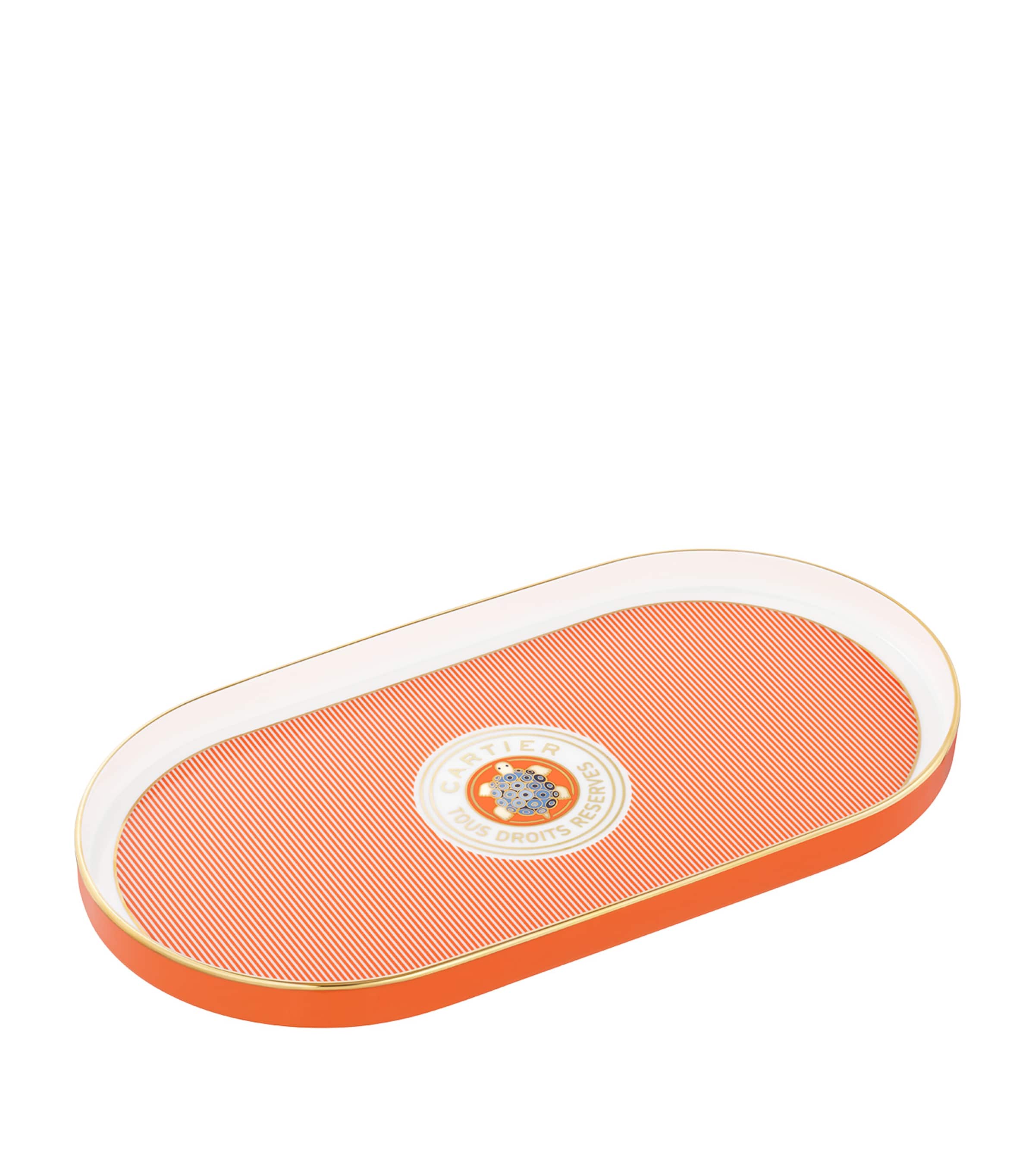 Cartier Medium Cartier Characters Trinket Tray Orange Image 1