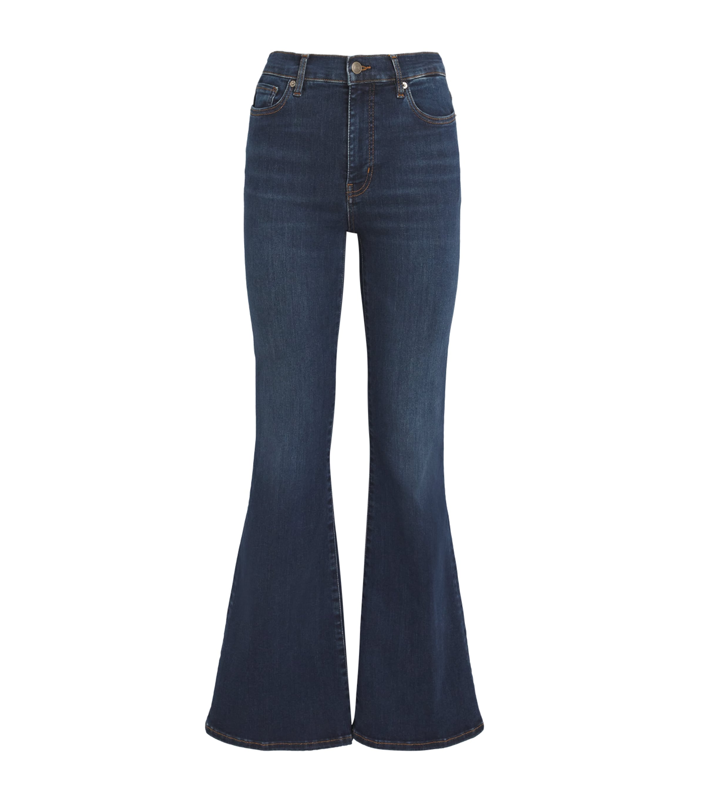 Frame Le Easy Flare Jeans In Navy