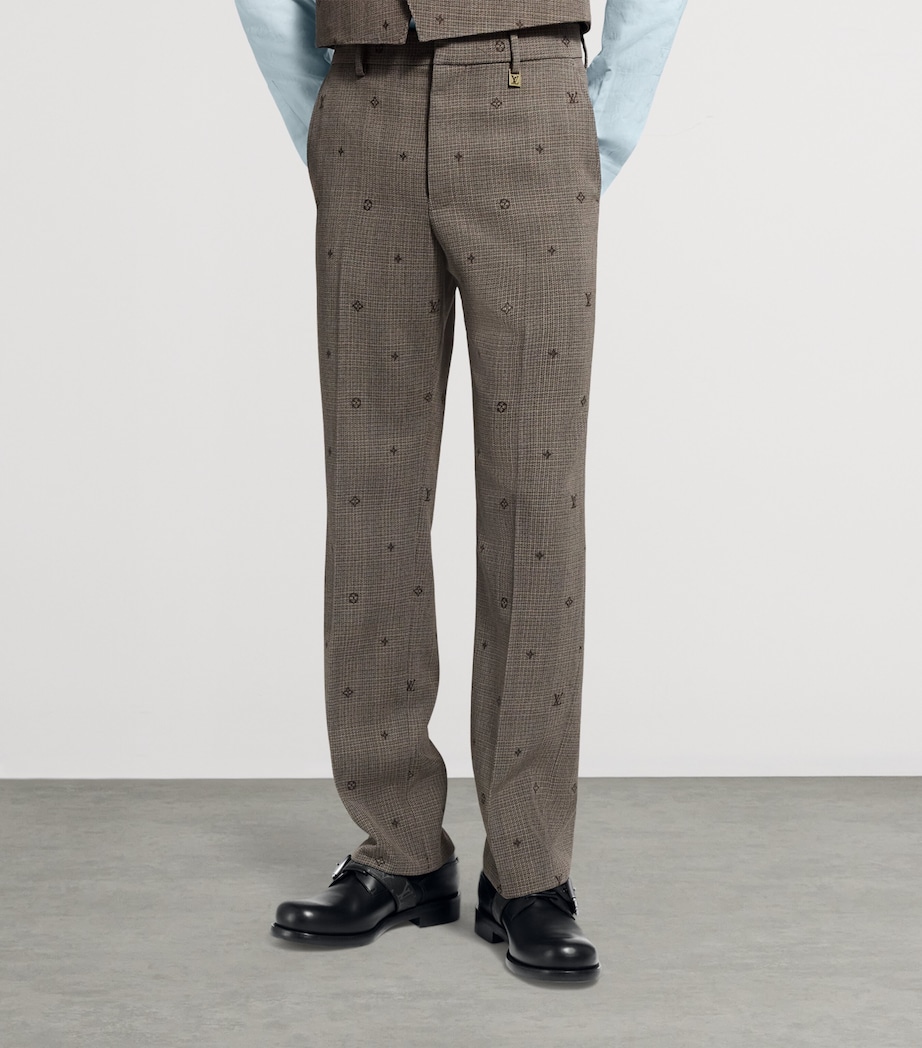 Wool Cigarette Trousers SEAL BROWN Image 2