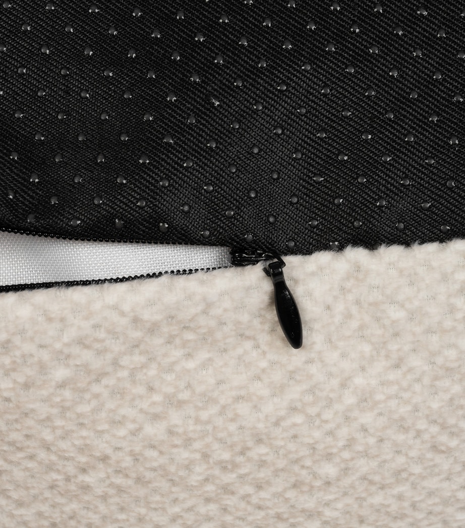 Large Organic Pet Pouf BEIGE Image 3