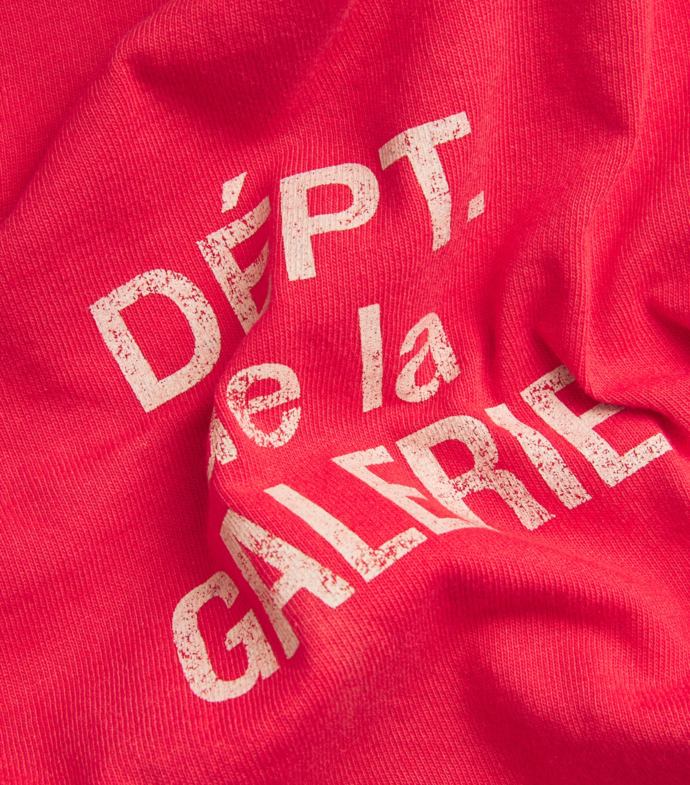 GALLERY DEPT. Red Cotton Long-Sleeve Logo T-Shirt | Harrods US