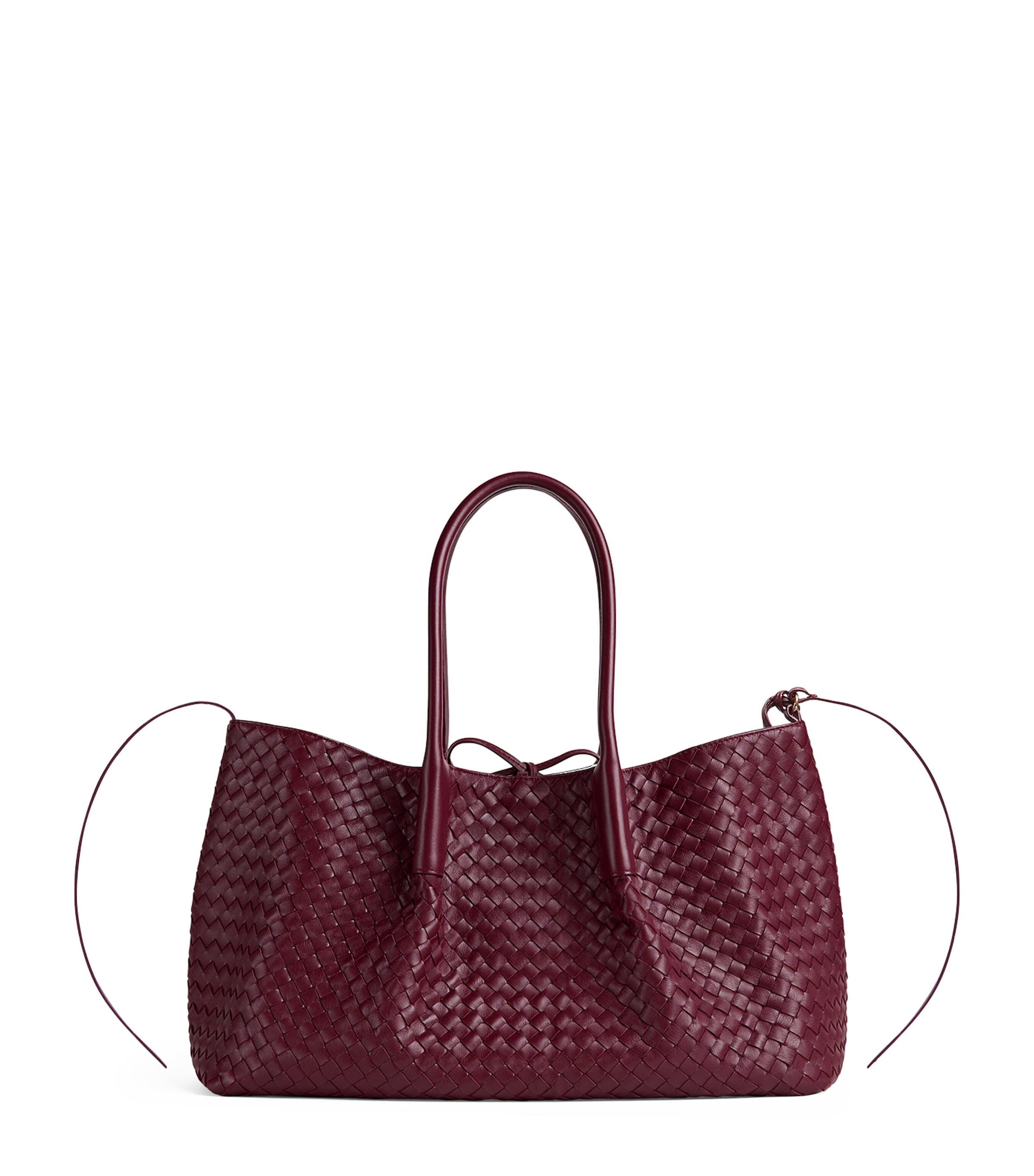 Bottega Veneta Leather Pinacoteca Tote Bag | Harrods US