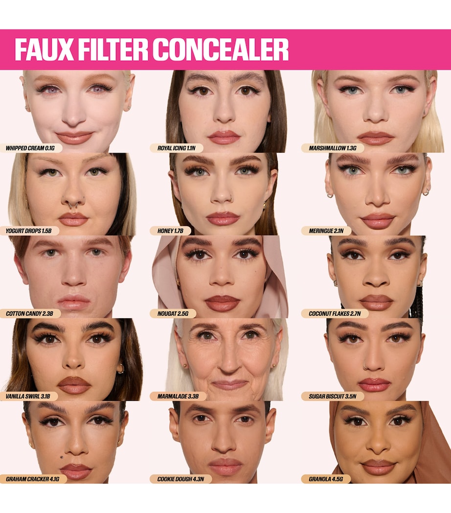 Huda Beauty #FauxFilter Luminous Matte Liquid Concealer Honeycomb Image 3