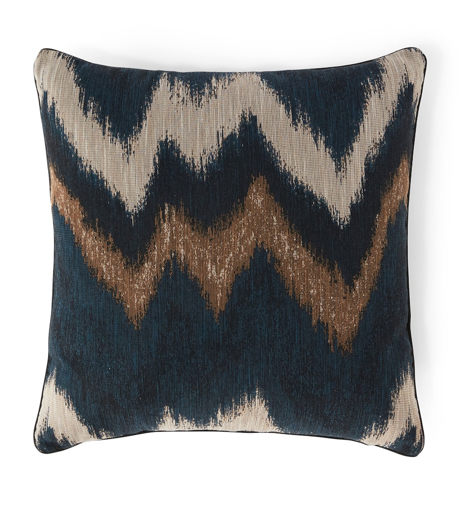Missoni Zigzag Ikat Cushion (45cm x 45cm) Blue Multicolour Image 3