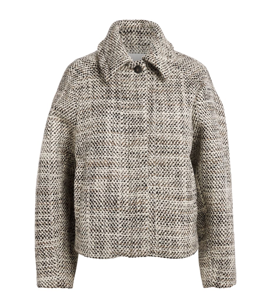 Virgin Wool-Blend Geroux Jacket COCOA COMBO Image 1