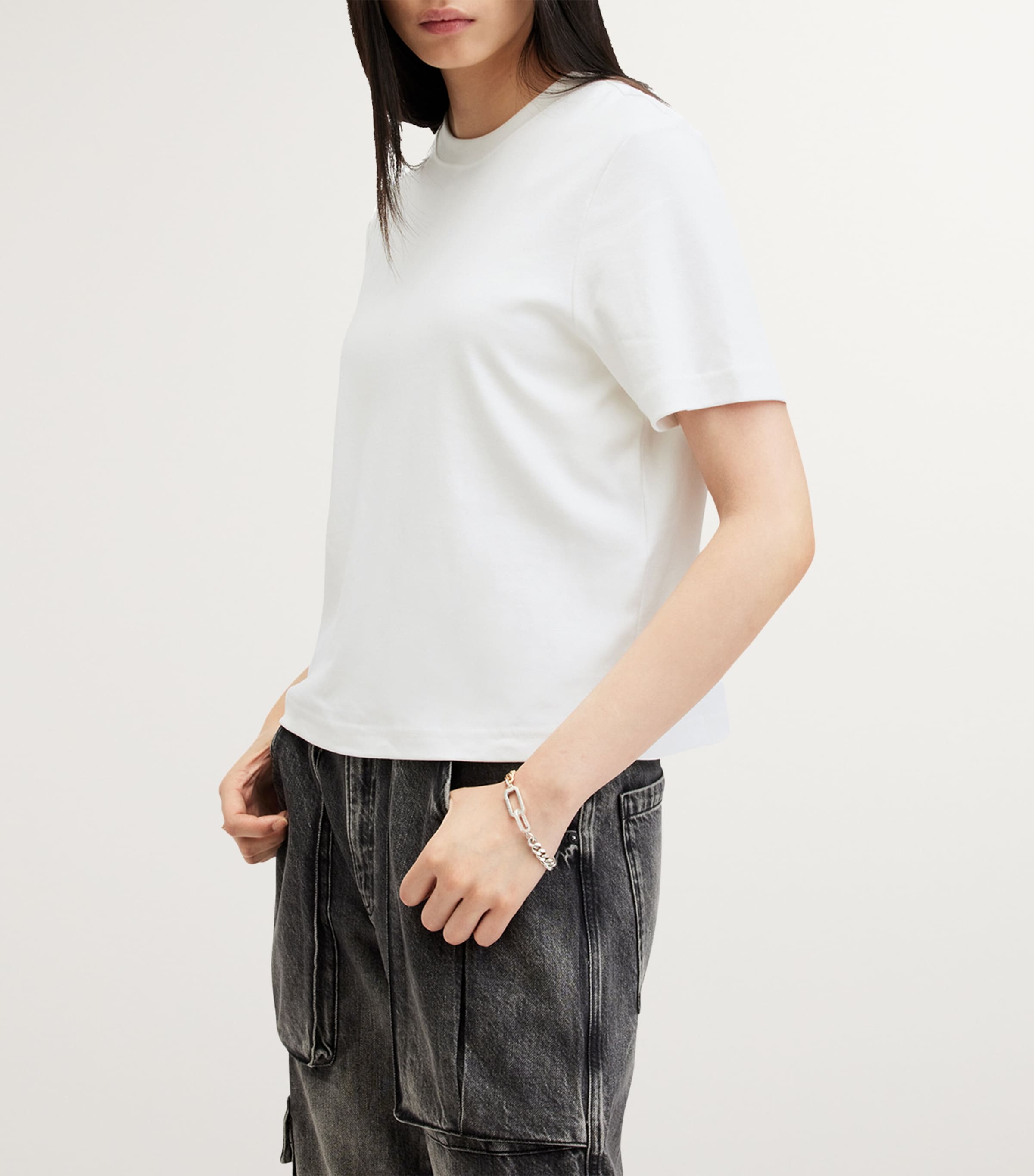 Organic Cotton Lisa T-Shirt WHITE Image 4