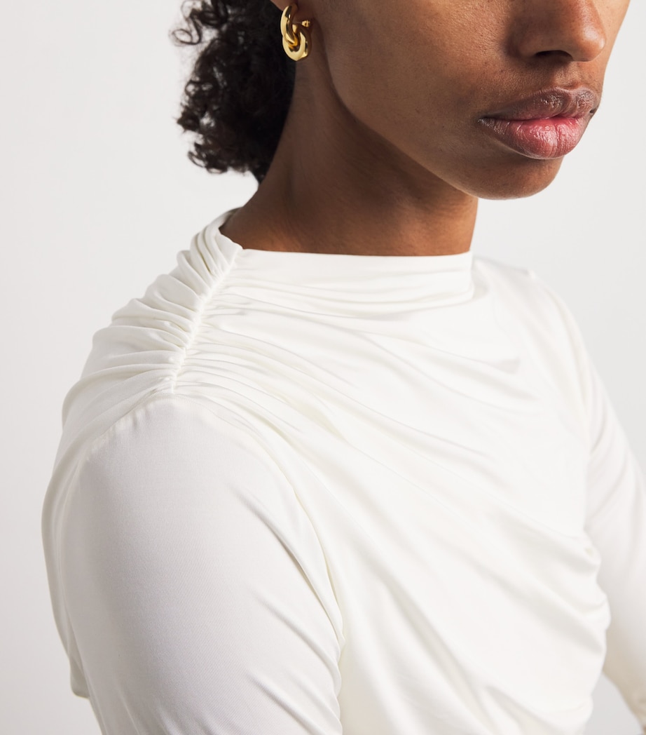 Ruched Bray Top IVORY Image 6