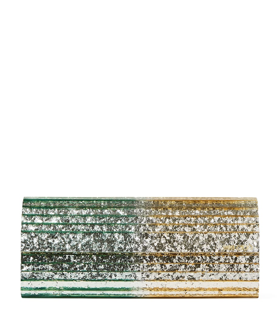 Sweetie Glitter Dégradé Clutch Bag LIGHT VERDE/GOLD Image 1