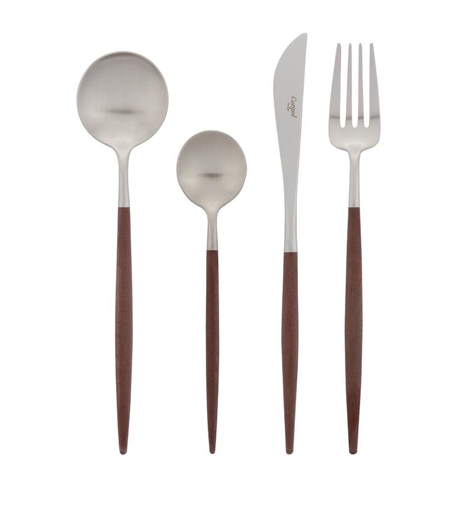 Goa 24-Piece Cutlery Set BROWN Image 1
