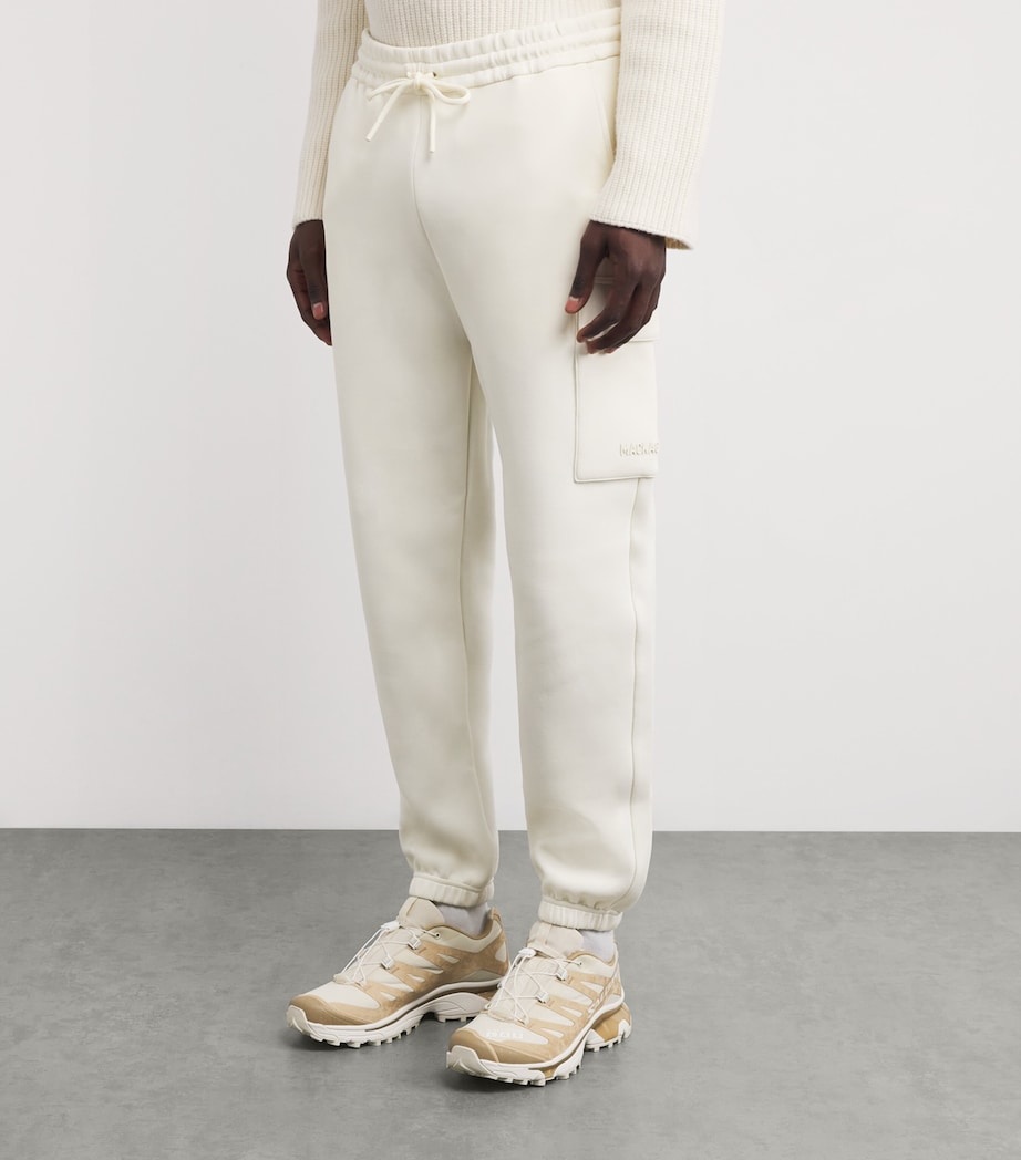 Cotton-Blend Cargo Sweatpants C0253 CREAM Image 3