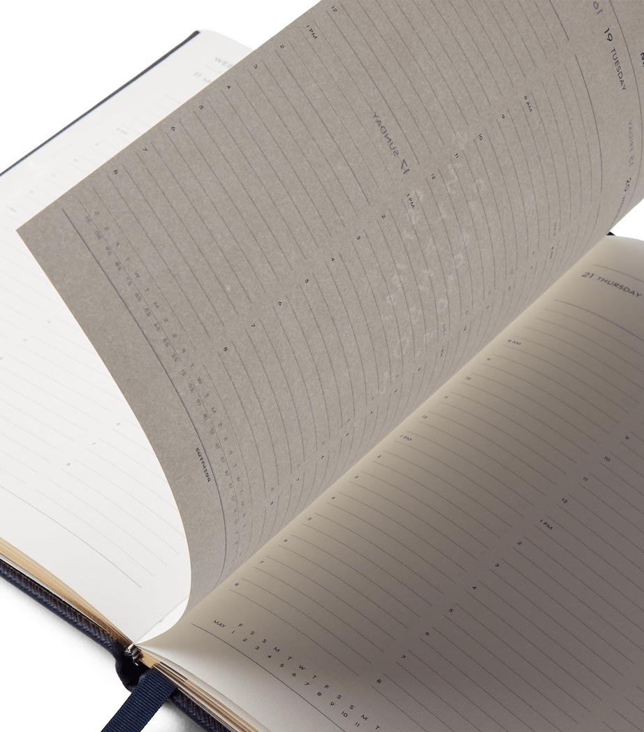 Leather Kings Vertical 2026 Diary NAVY Image 3