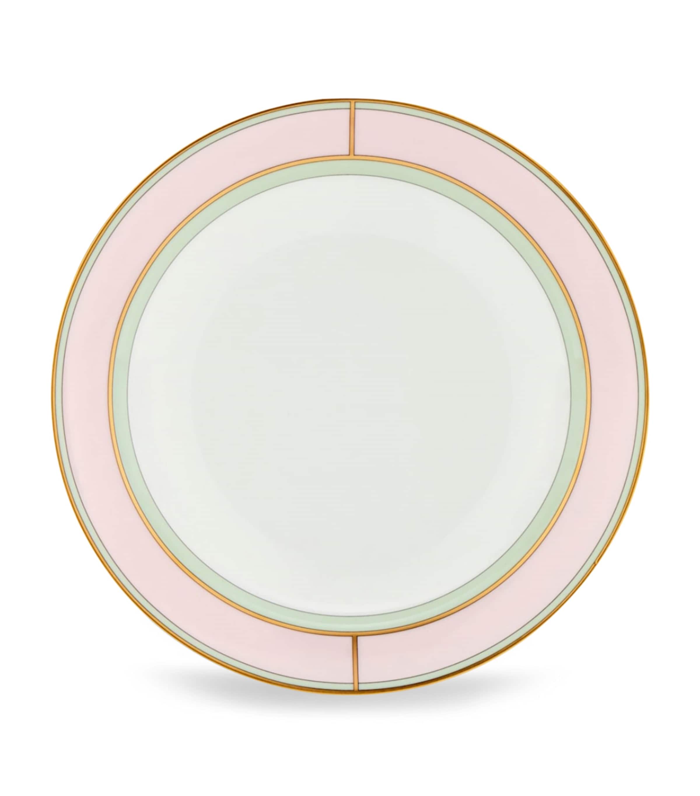 GINORI 1735 Porcelain Colonna Diva Rosa Soup Plate (24cm)