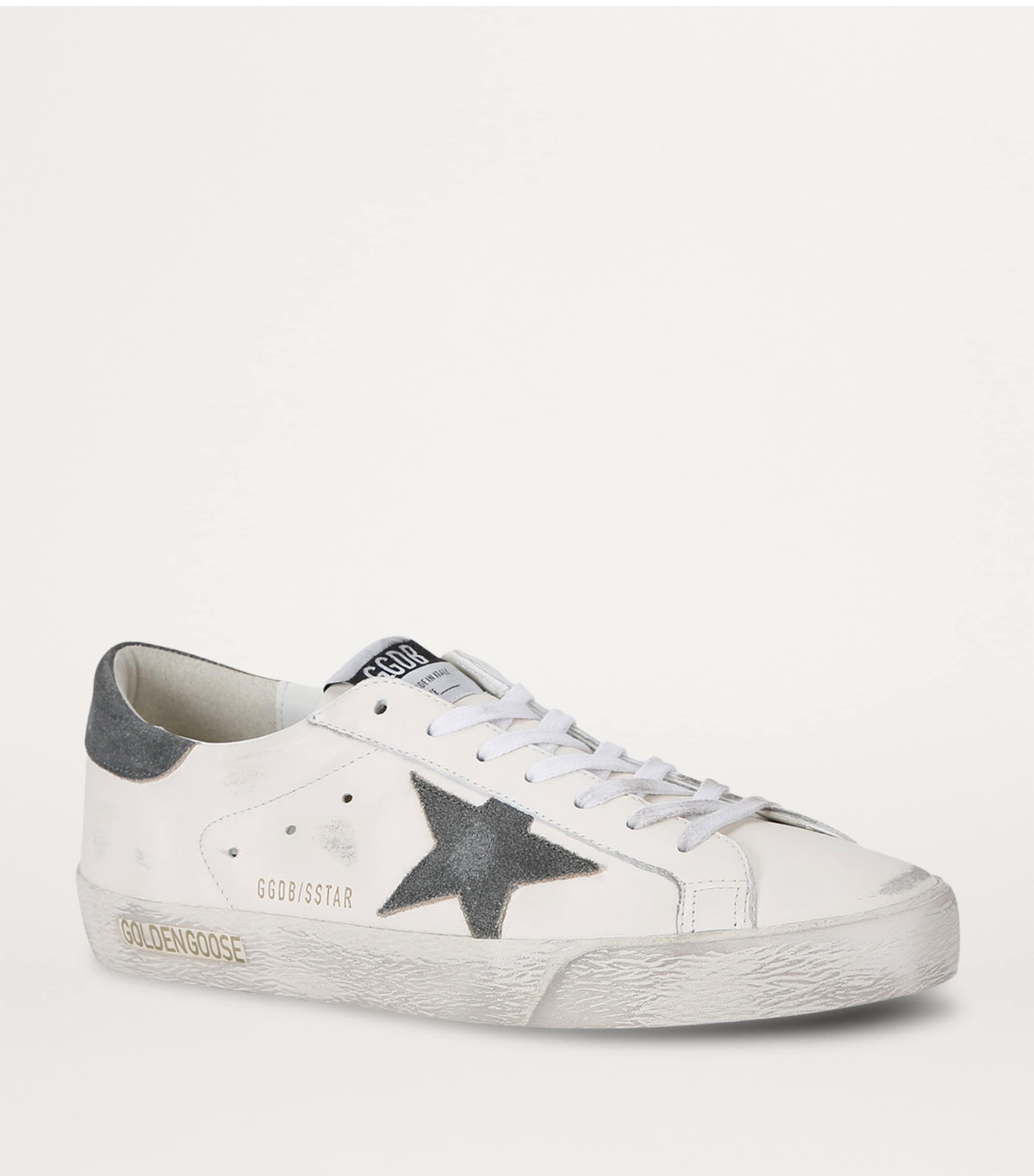 Leather Super-Star Sneakers GREY/OTHER Image 3
