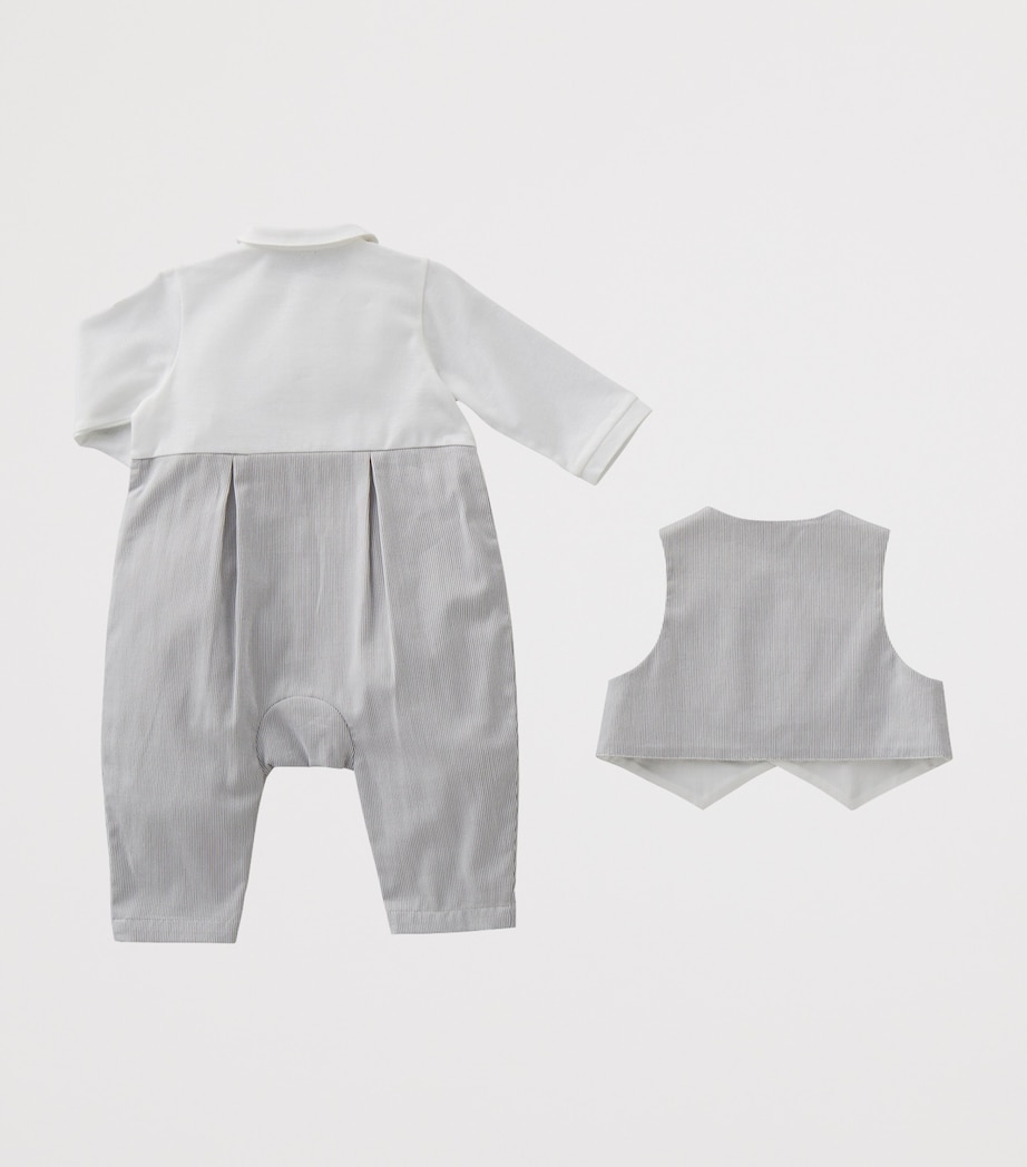 Miki House Playsuit, Waistcoat and Bow Tie Set (24 Months) Image 3