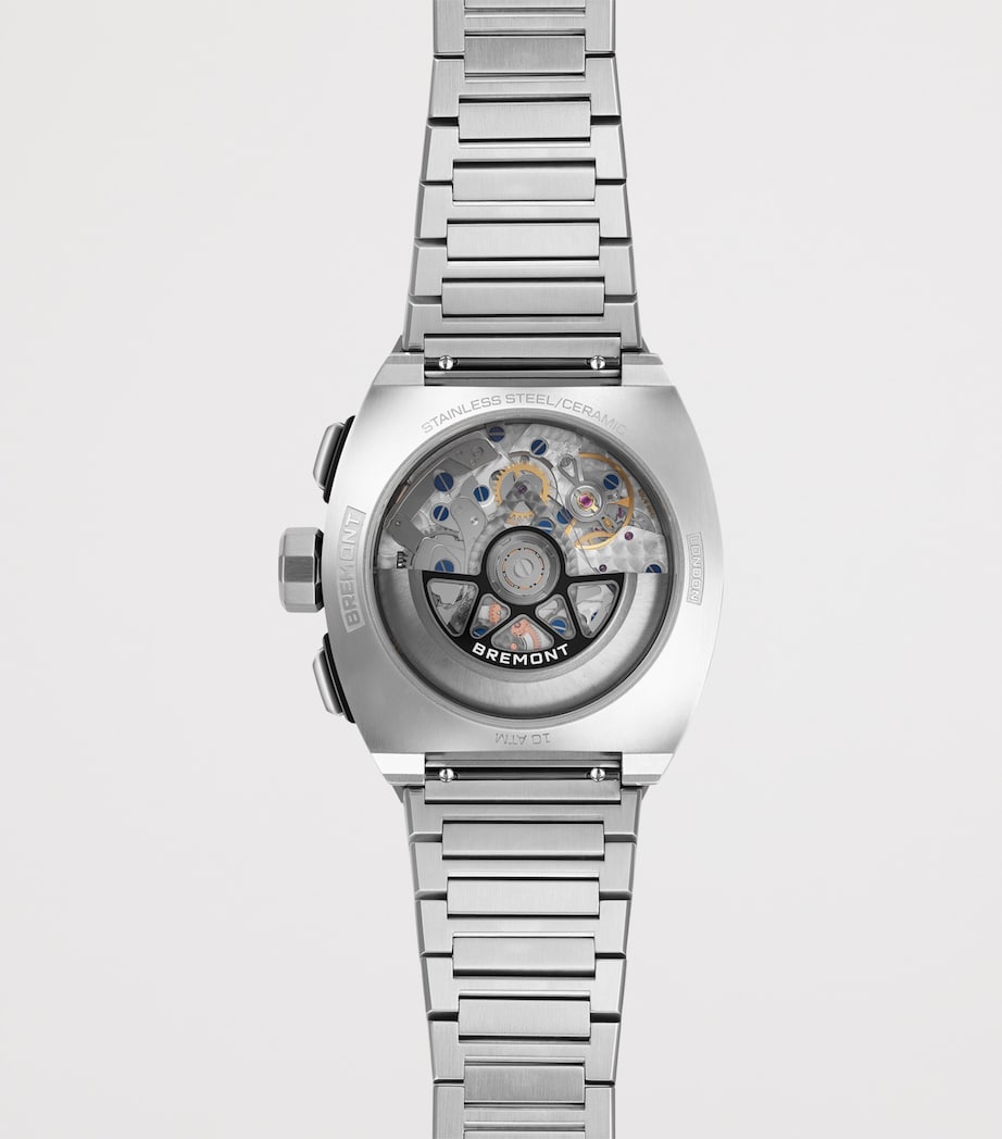 Bremont Stainless Steel Supernova Chronograph Watch 41mm Black Image 2