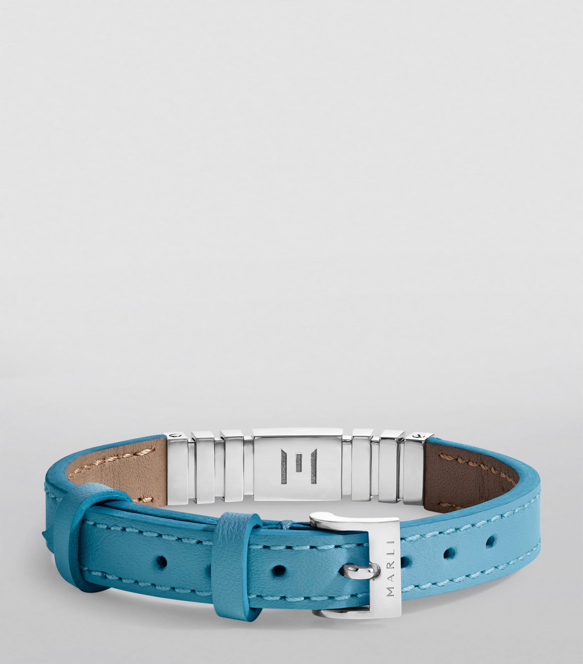 White Gold, Diamond and Nappa Leather UNII Bracelet WHITE GOLD Image 2