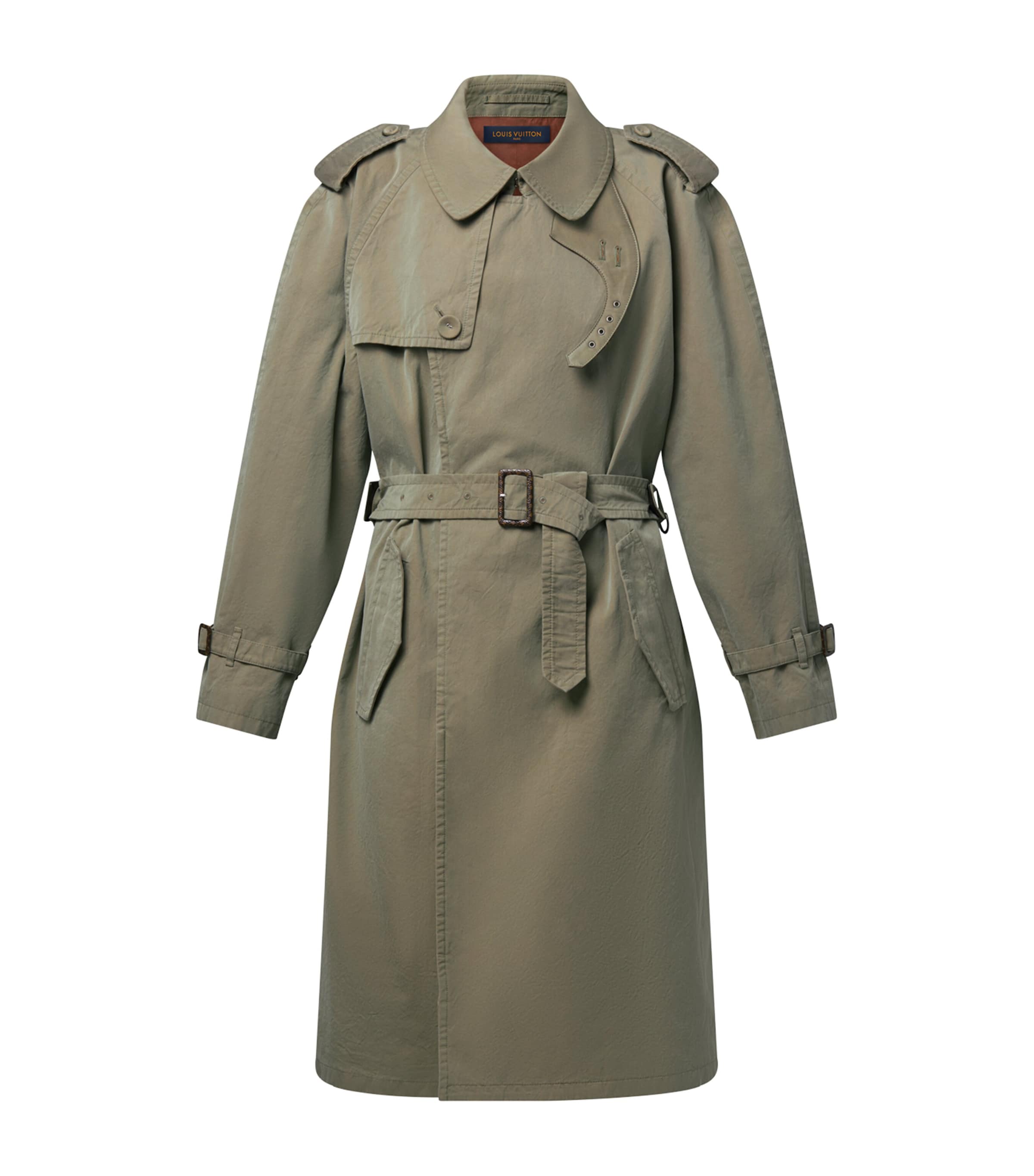 Cotton Trench Coat BEIGE Image 1