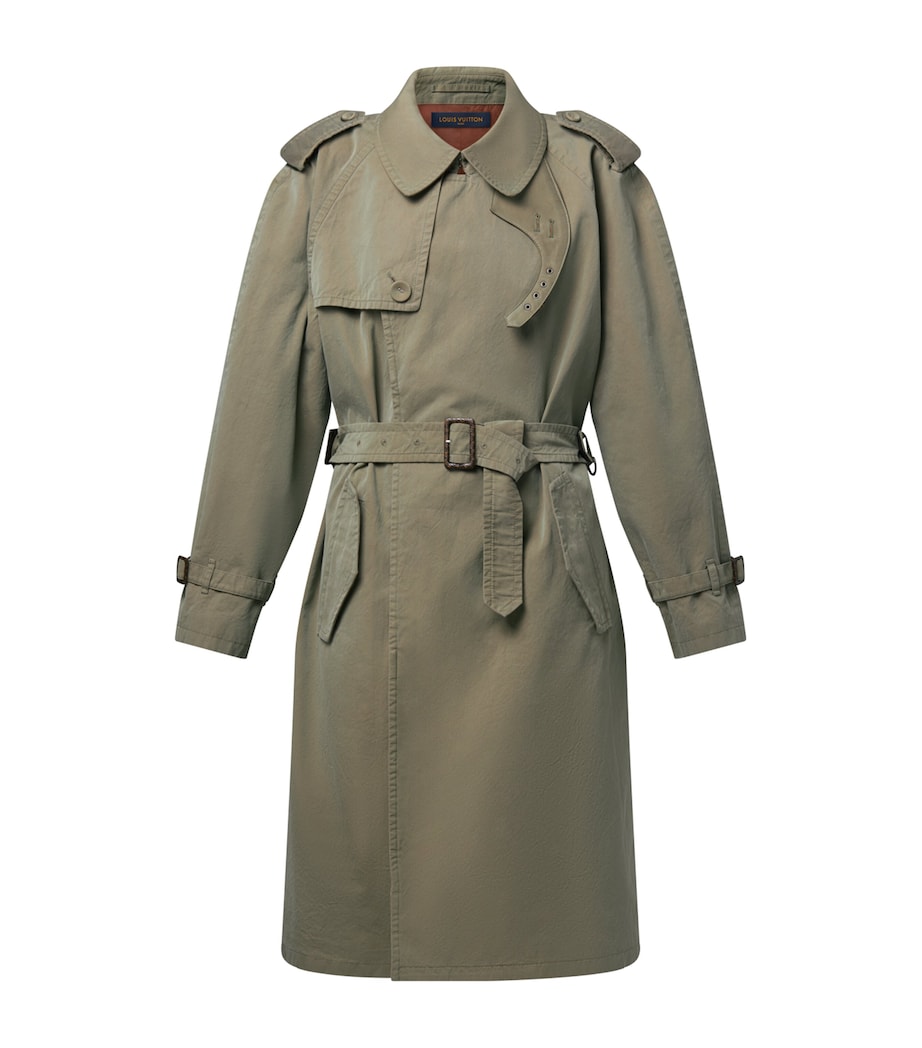 Cotton Trench Coat BEIGE Image 1