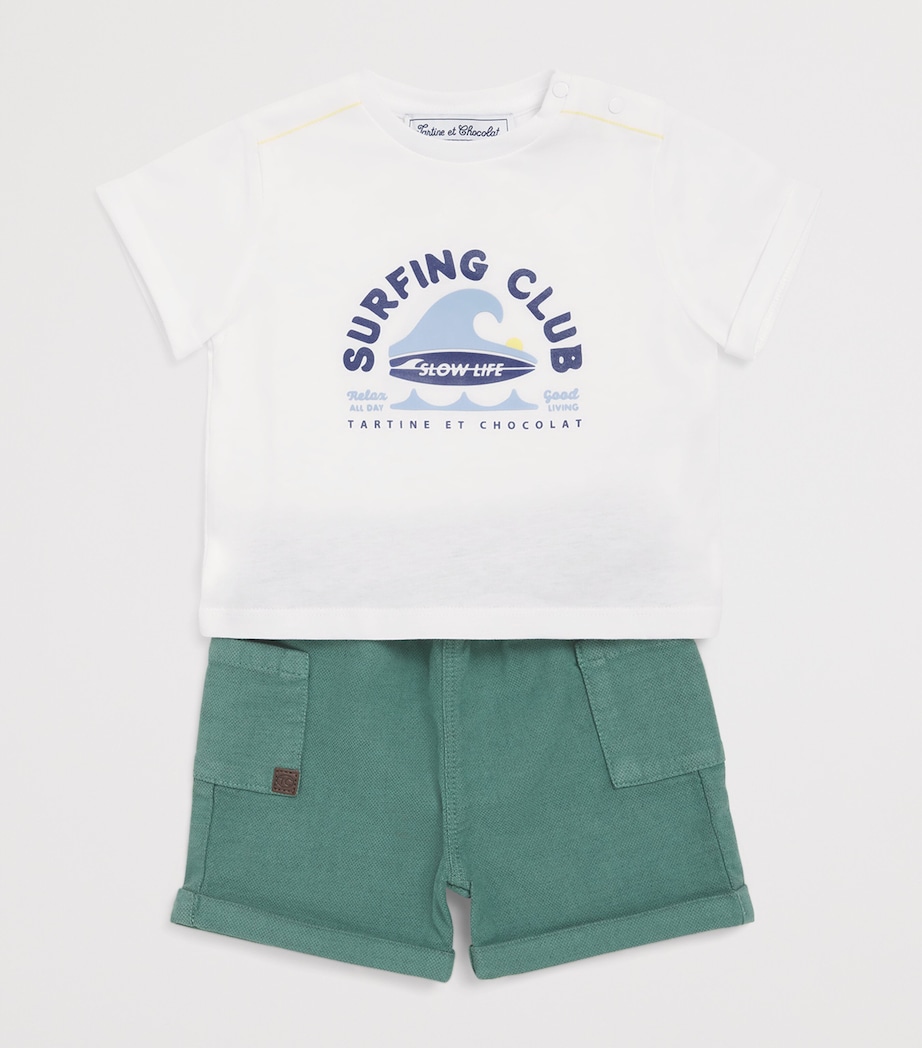Tartine et Chocolat Cotton Wave T-Shirt (3 Months-4 Years) Image 3
