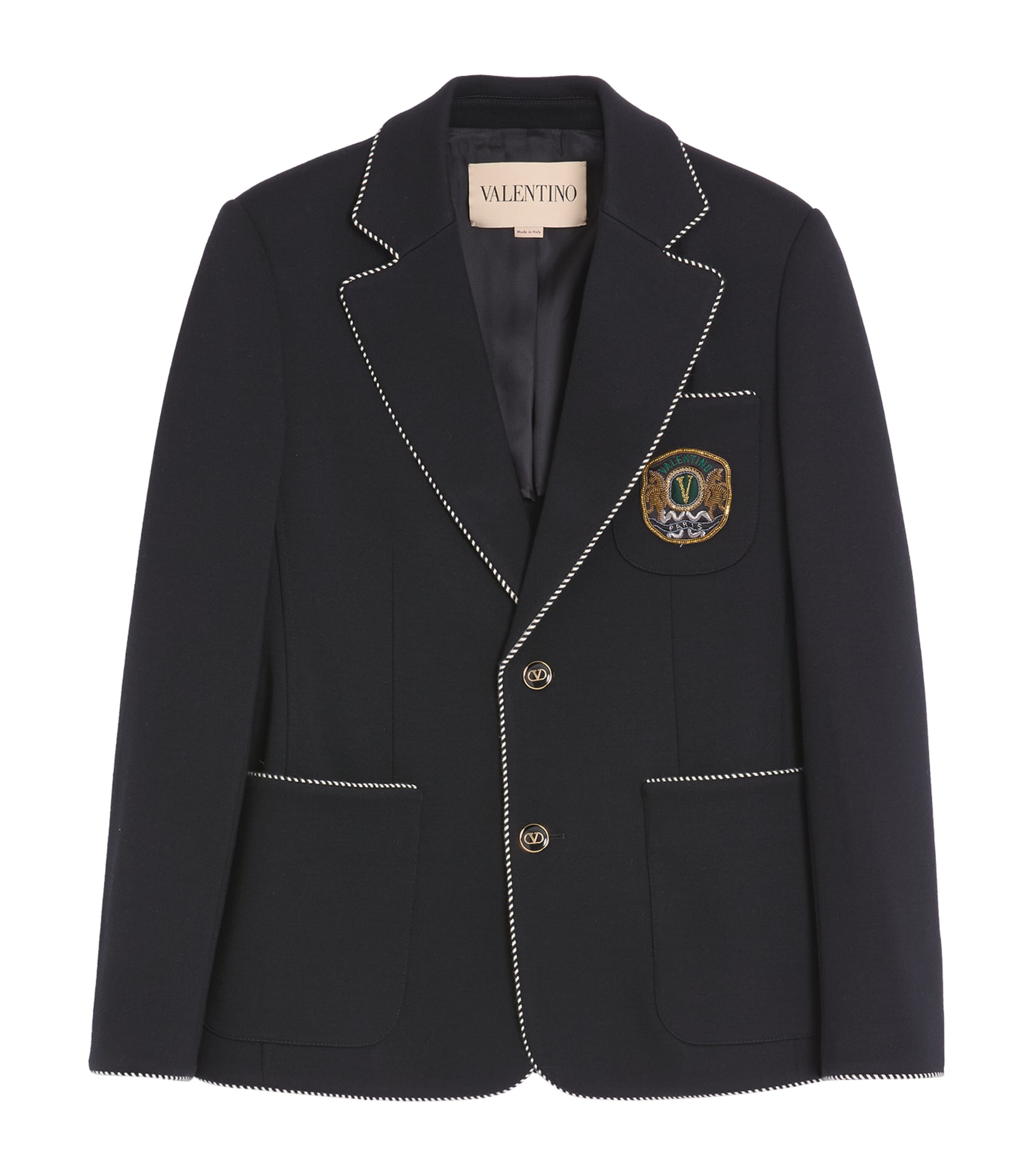 Virgin Wool Crest Blazer 0NO Image 1