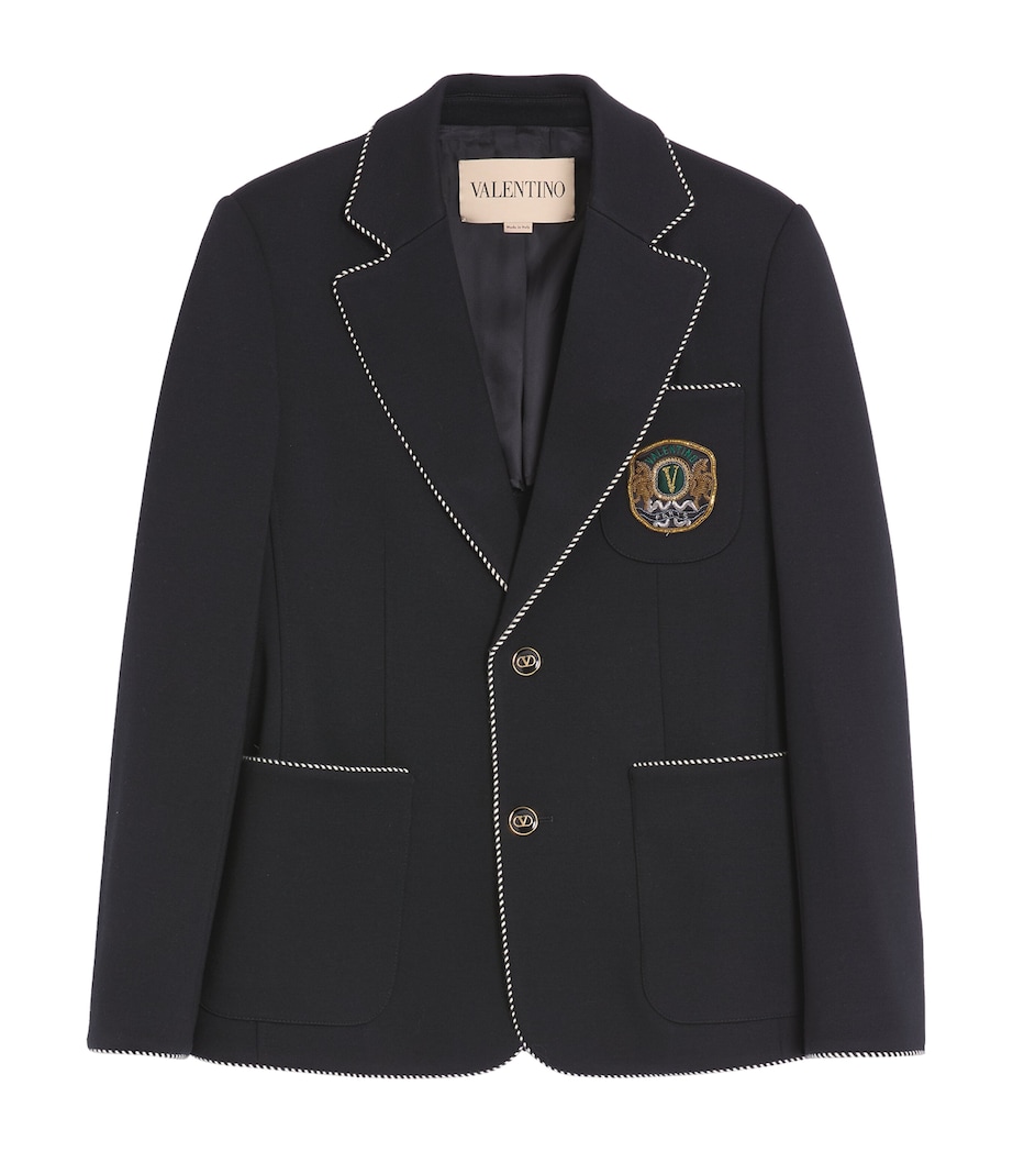 Virgin Wool Crest Blazer 0NO Image 1
