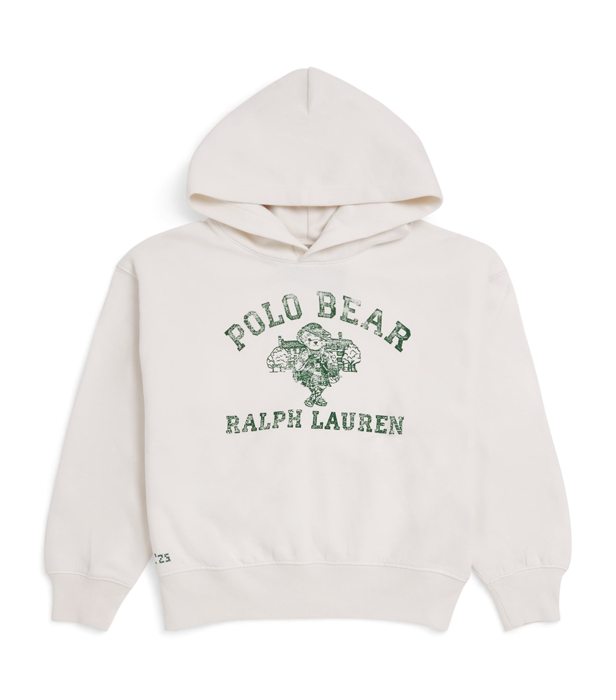 Ralph Lauren Kids Logo Print Hoodie (6-14 Years) White Image 1