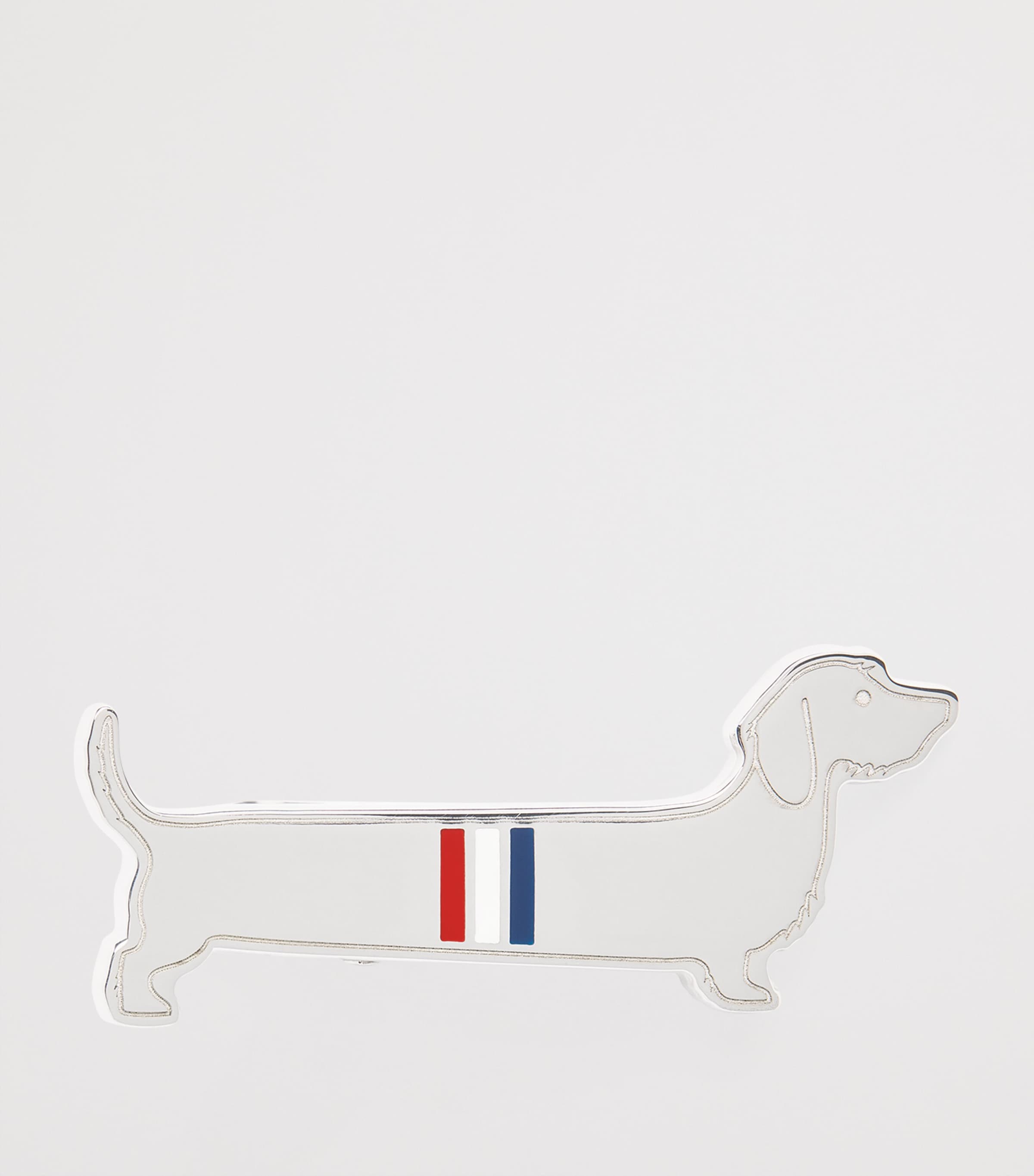 Thom Browne Sterling Silver Limousine Tie Bar Silver Image 3