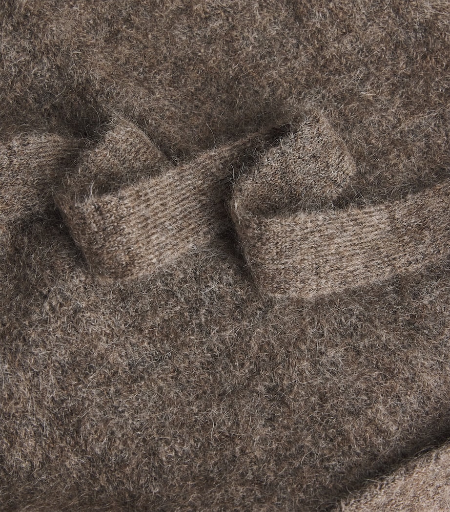 Stylein Womens Brushed Mohair-Blend Neriselle Cardigan Brown Image 6