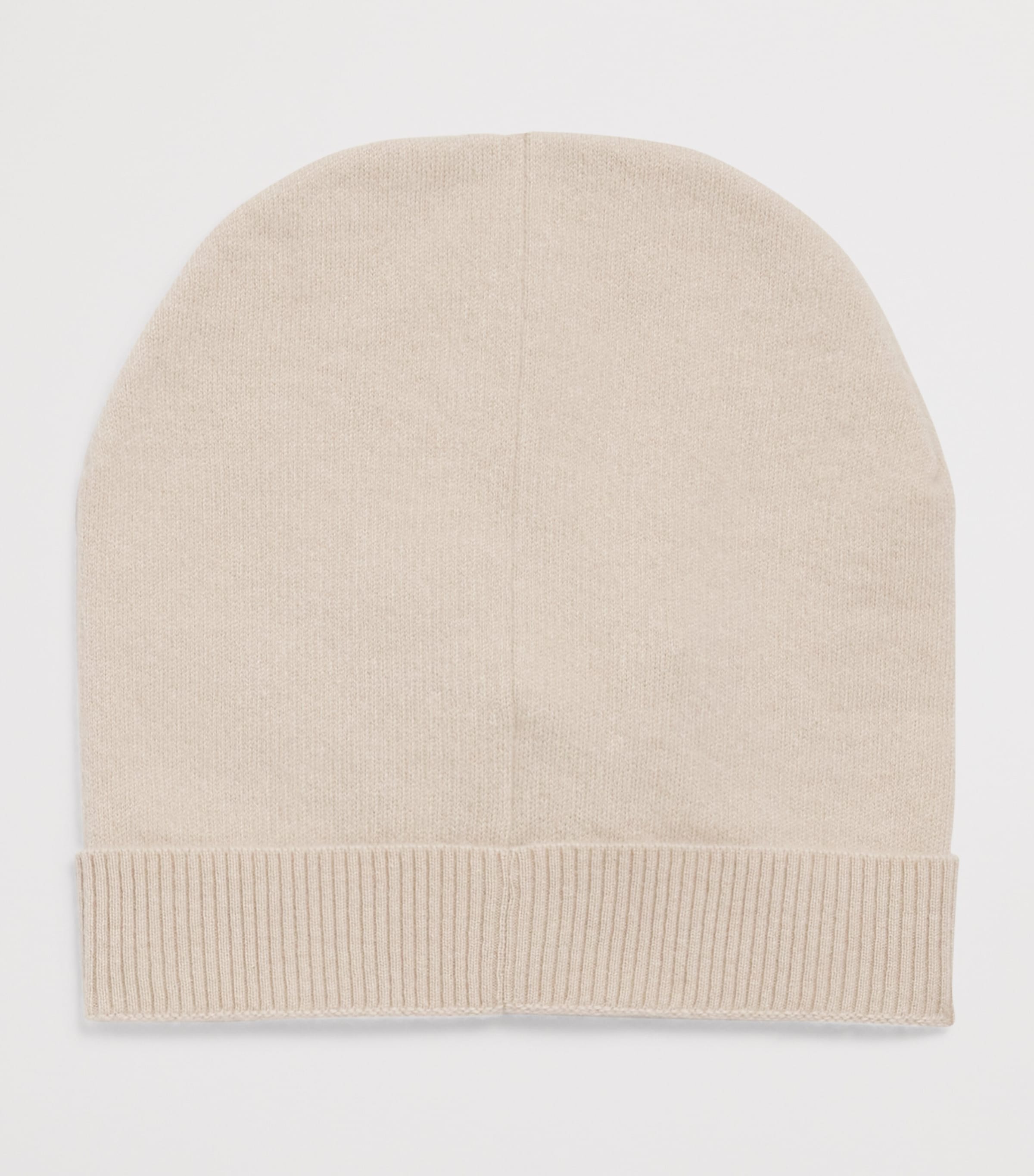 Colombo Cashmere Herringbone Beanie Melange Image 3