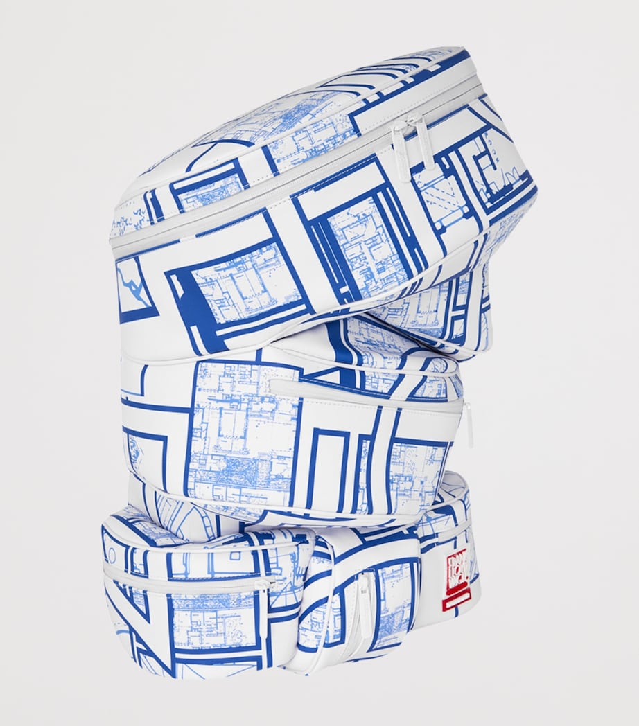 Sprayground Frank Lloyd Wright Backpack Blue Print Image 2