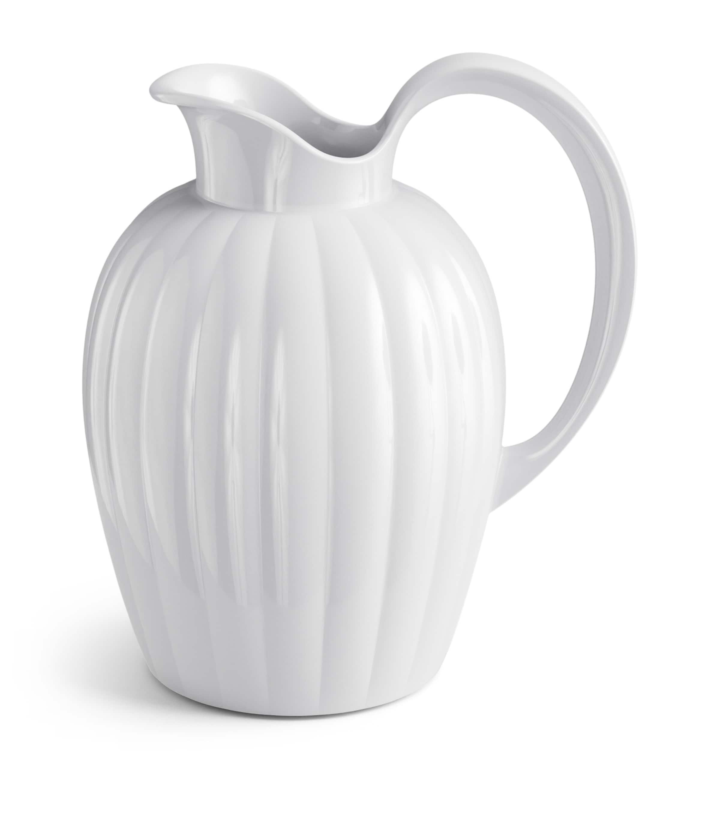 Porcelain Bernadotte Cream Jug (500ml) WHITE Image 1